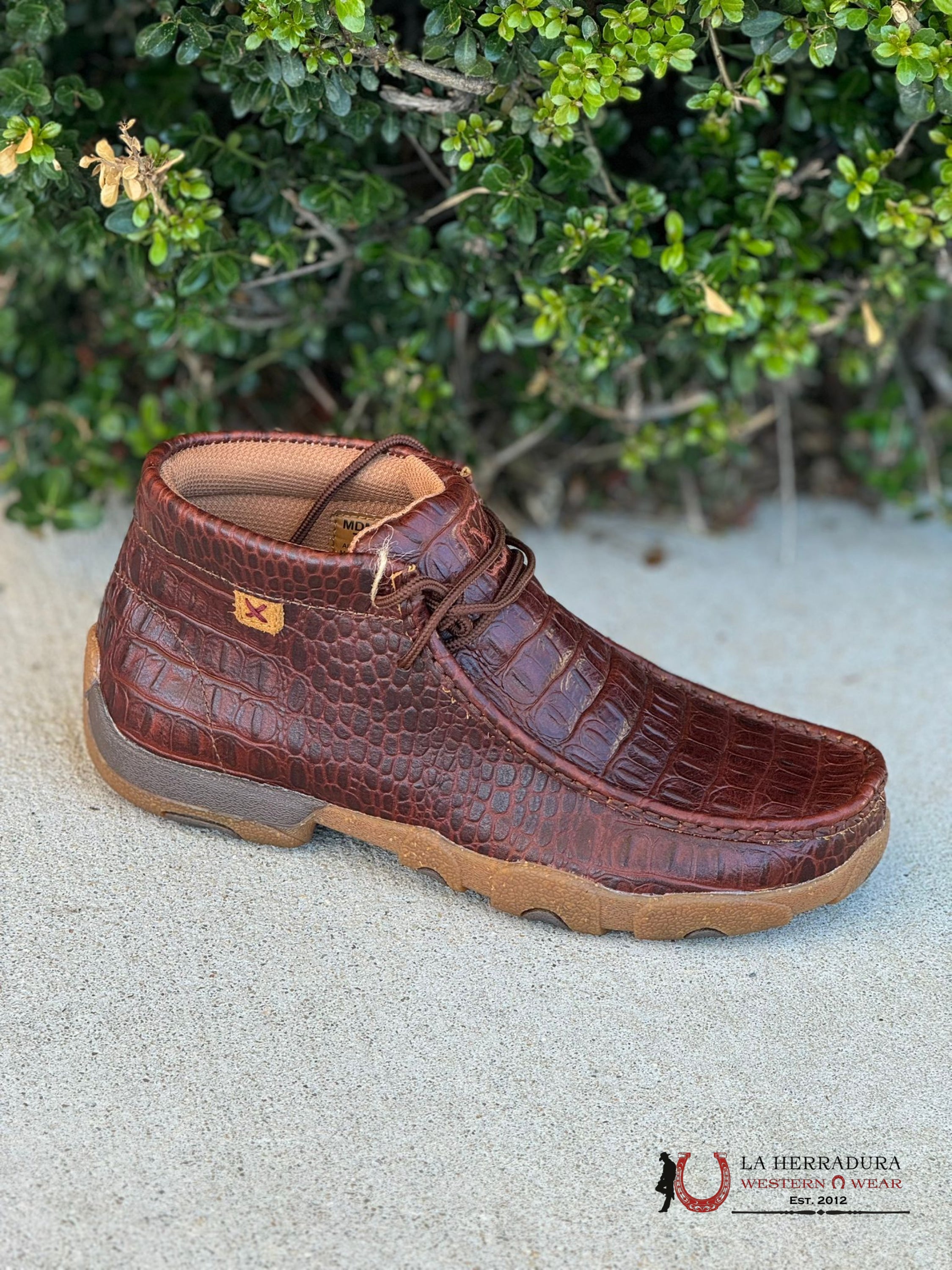 Twisted X Mens Chukka Driving Moc Ginger Casual Shoe Zapatos Hombres