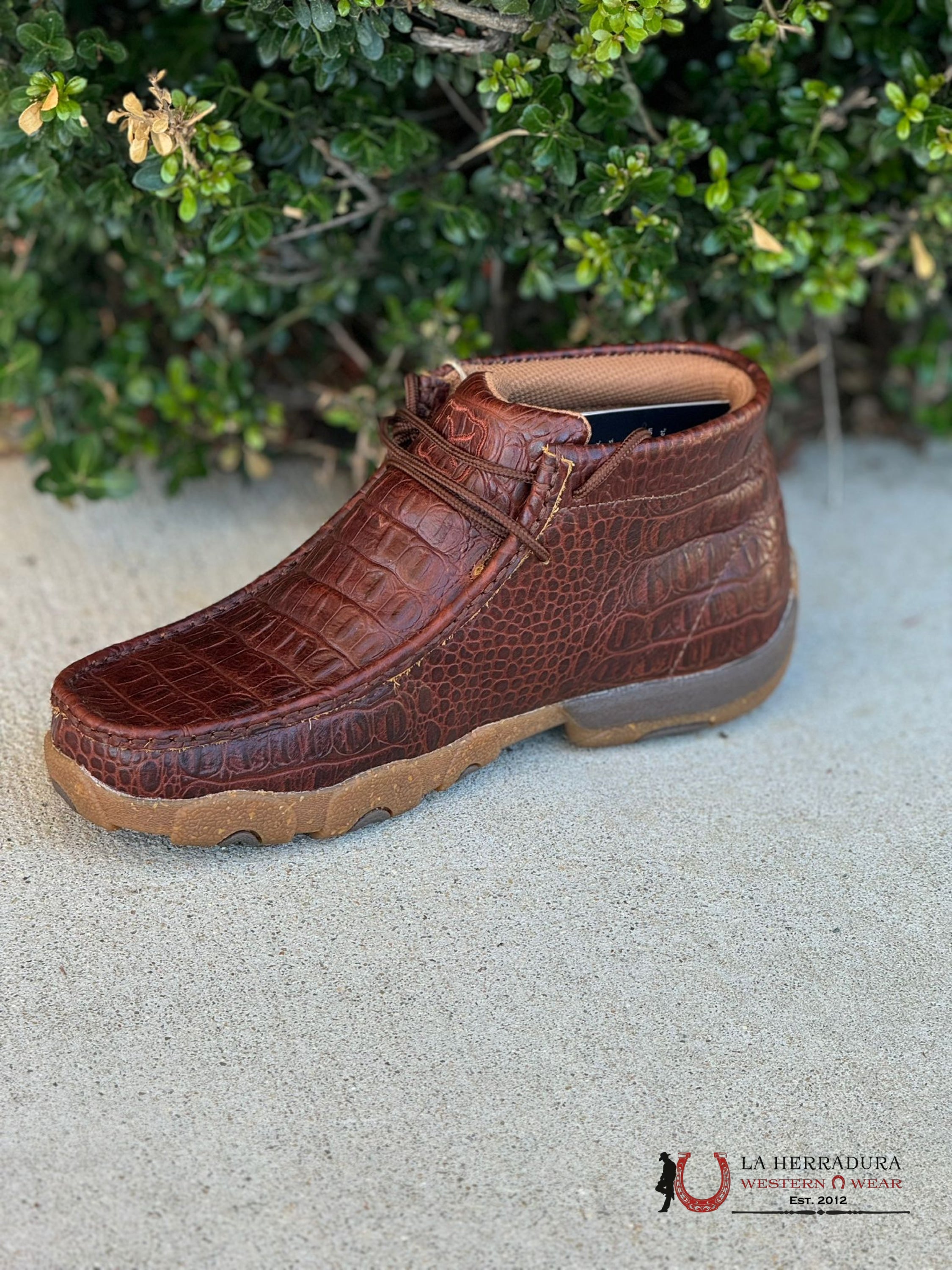 Twisted X Mens Chukka Driving Moc Ginger Casual Shoe Zapatos Hombres