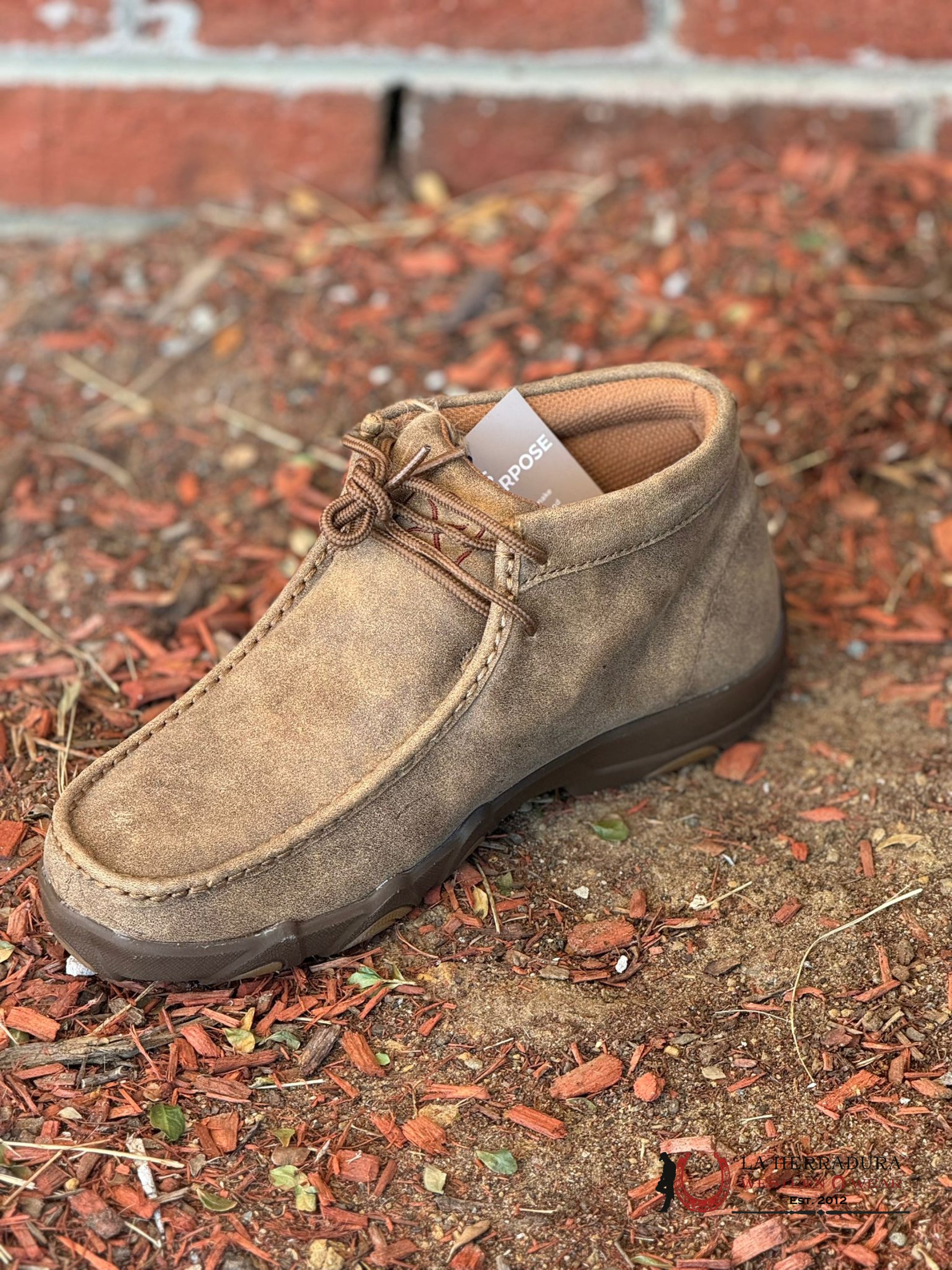 Twisted X Mens Driving Moc Bomber Natural Tan Casual Shoes Zapatos Hombres