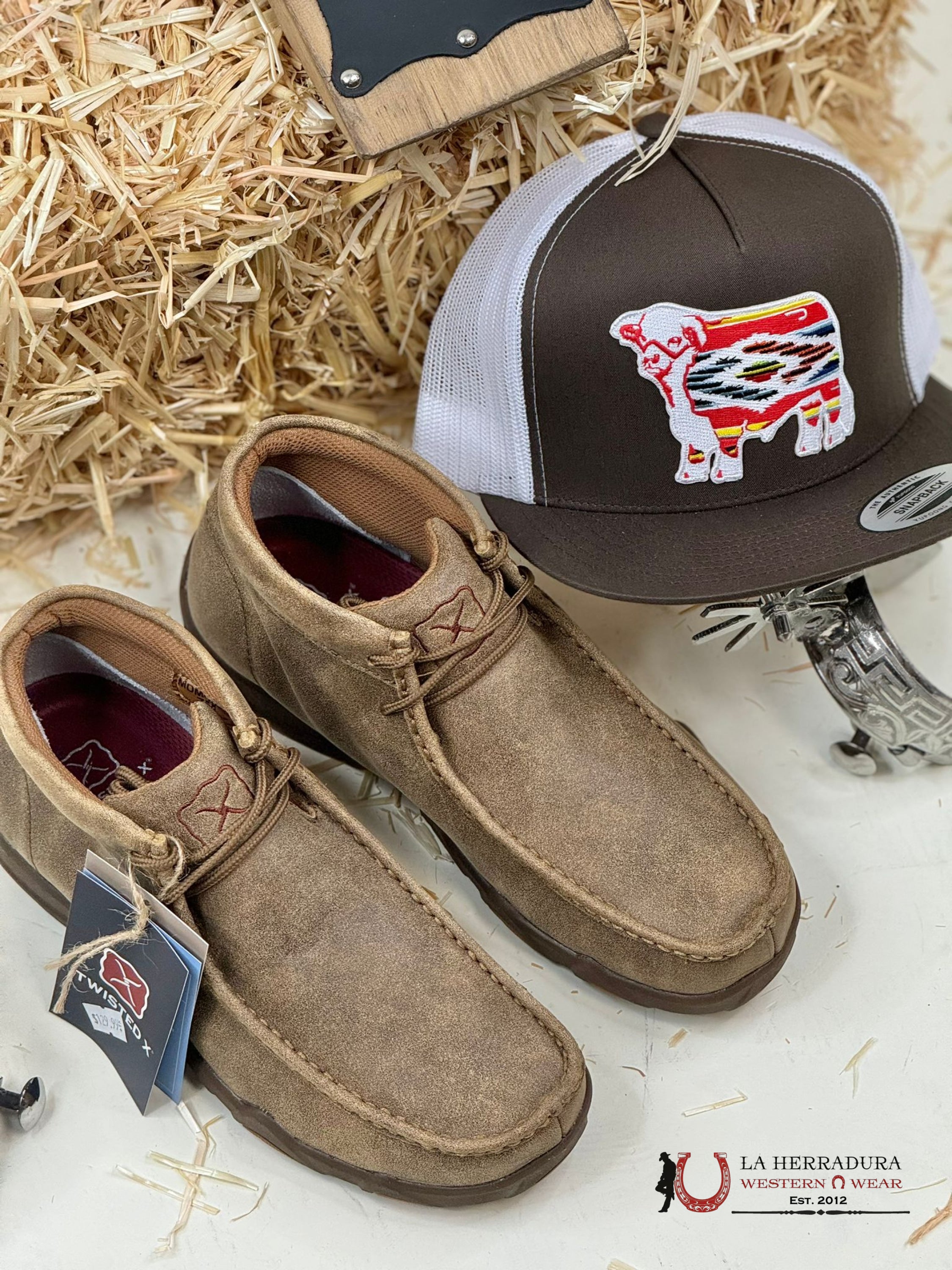 Twisted X Mens Driving Moc Bomber Natural Tan Casual Shoes Zapatos Hombres