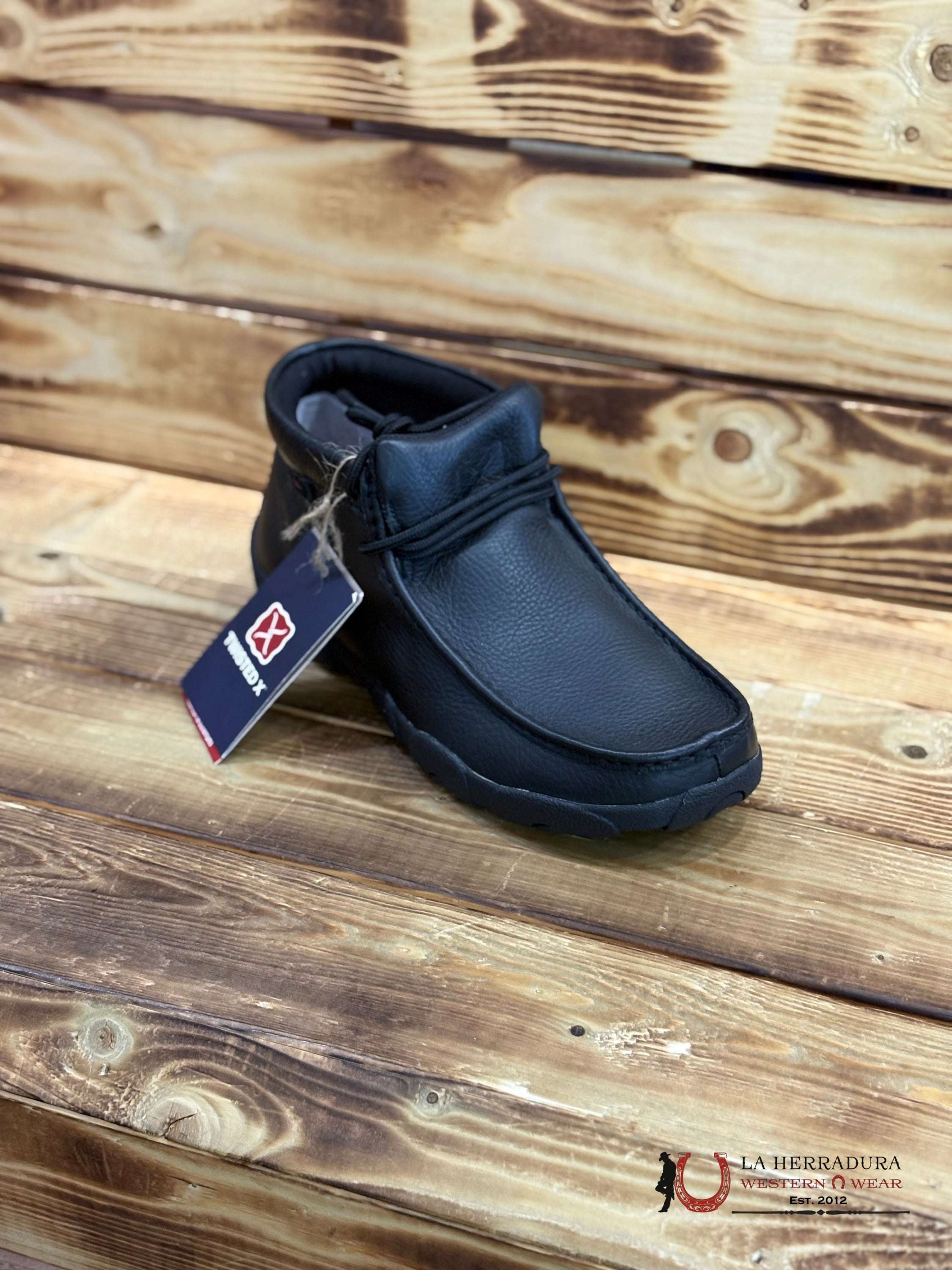 TWISTED X MENS DRIVING MOC D TOE SOFTY BLACK - MDM0016 ZAPATOS HOMBRES