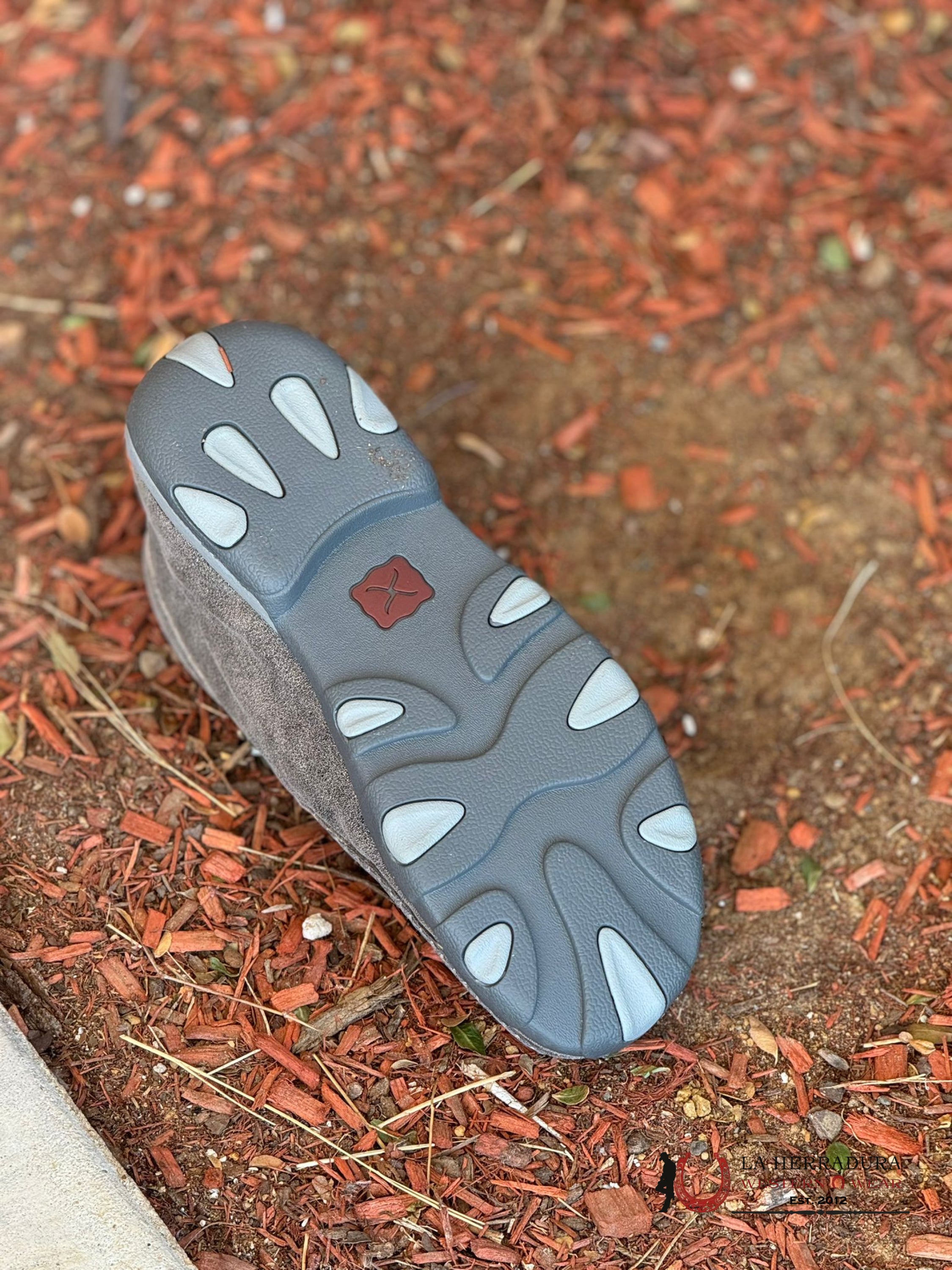 Twisted X Mens Driving Moc Grey Tejido Bomber Casual Shoe Zapatos Hombres