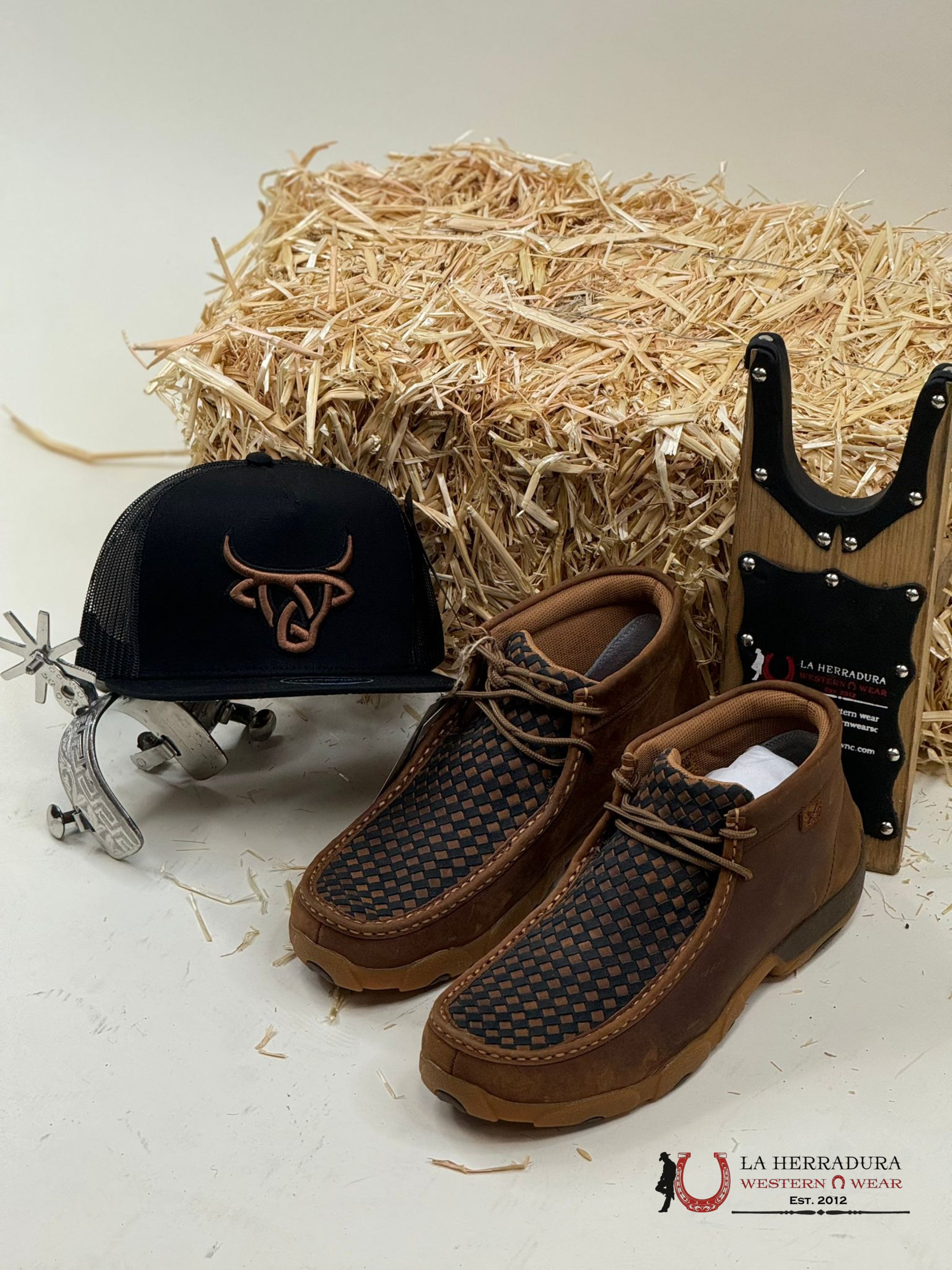 Twisted X Mens Driving Moc Oiled Saddle Blue Casual Shoe Zapatos Hombres