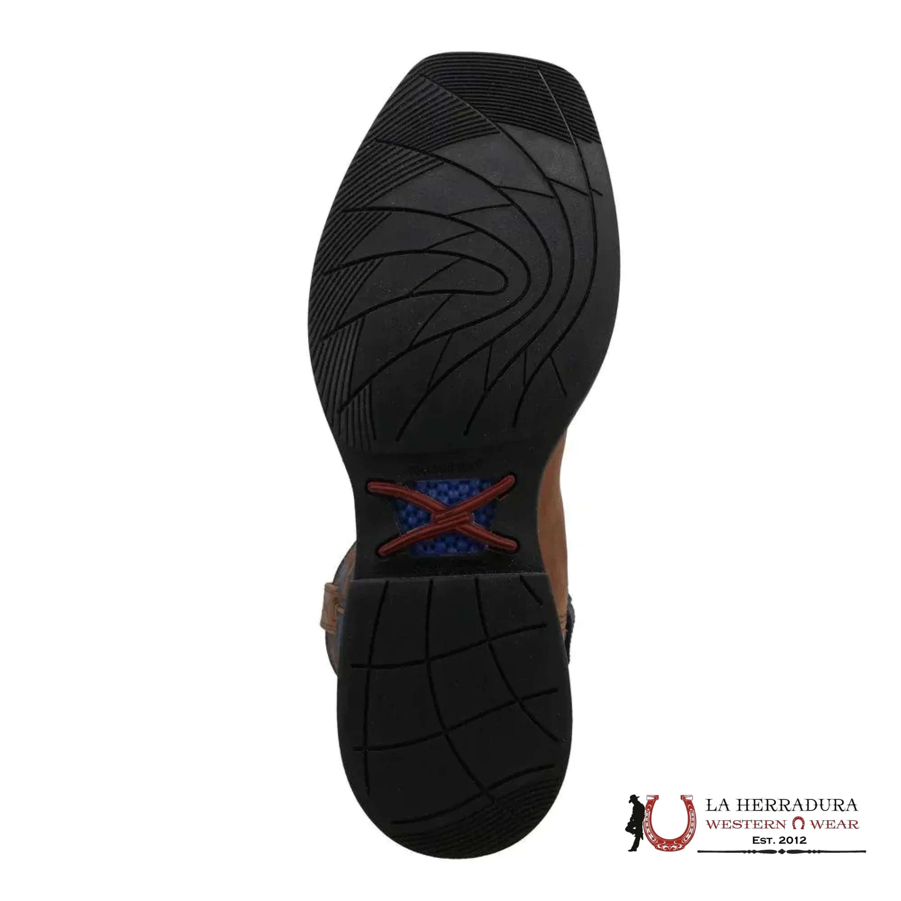 TWISTED X MENS WORK BOOT SADDLE & TRUE BLUE MXW0009