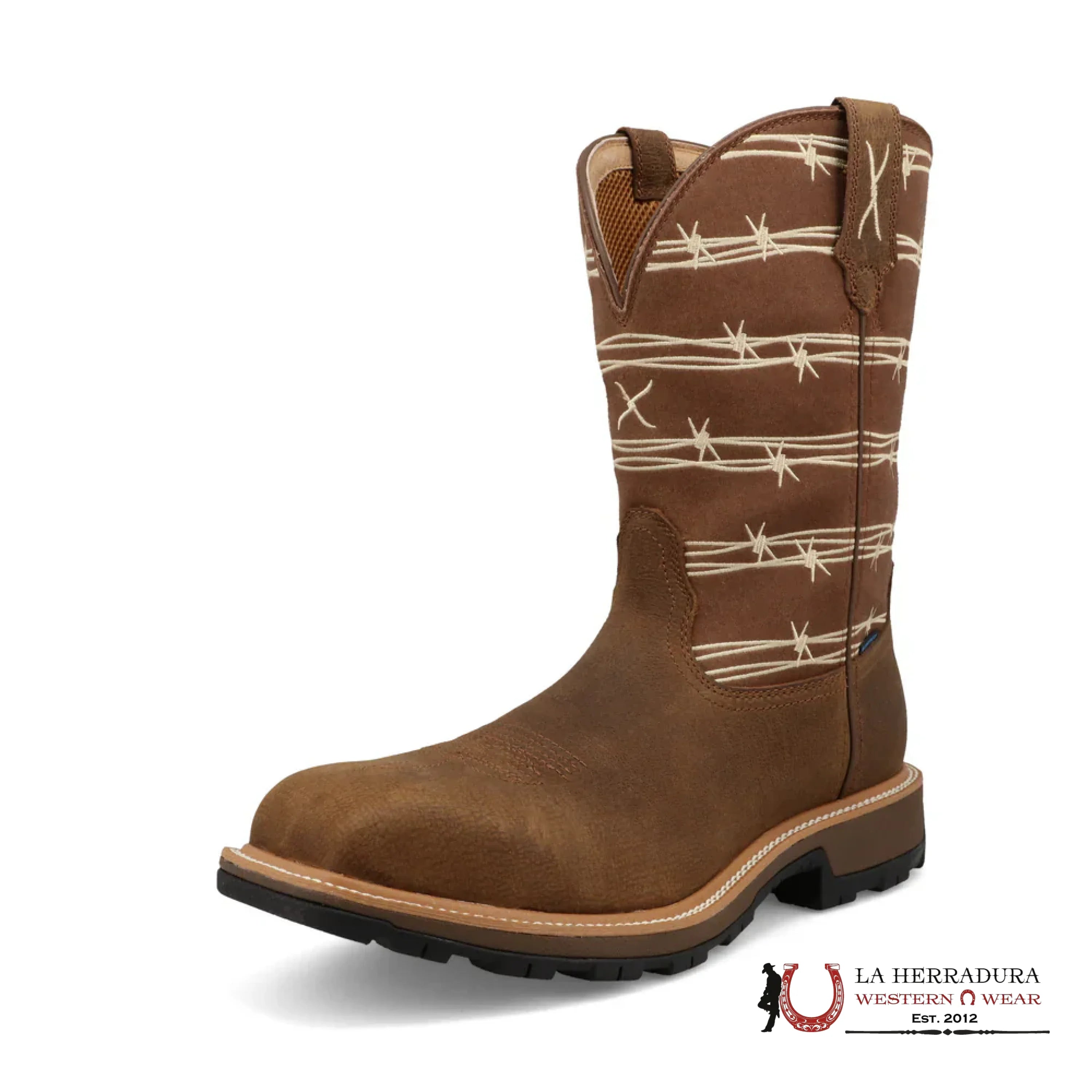 TWISTED X MENS WORK BOOTS BISON & MOCHA MUNW003