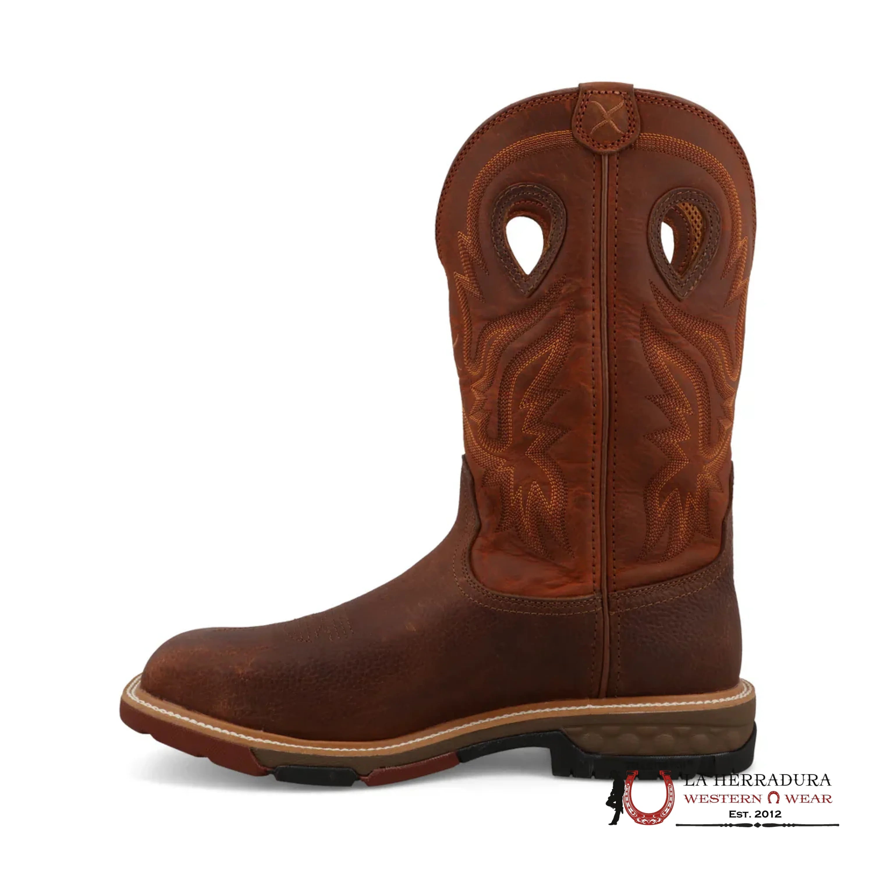 TWISTED X MENS WORK BOOTS CINGER & RUST MXBNW10
