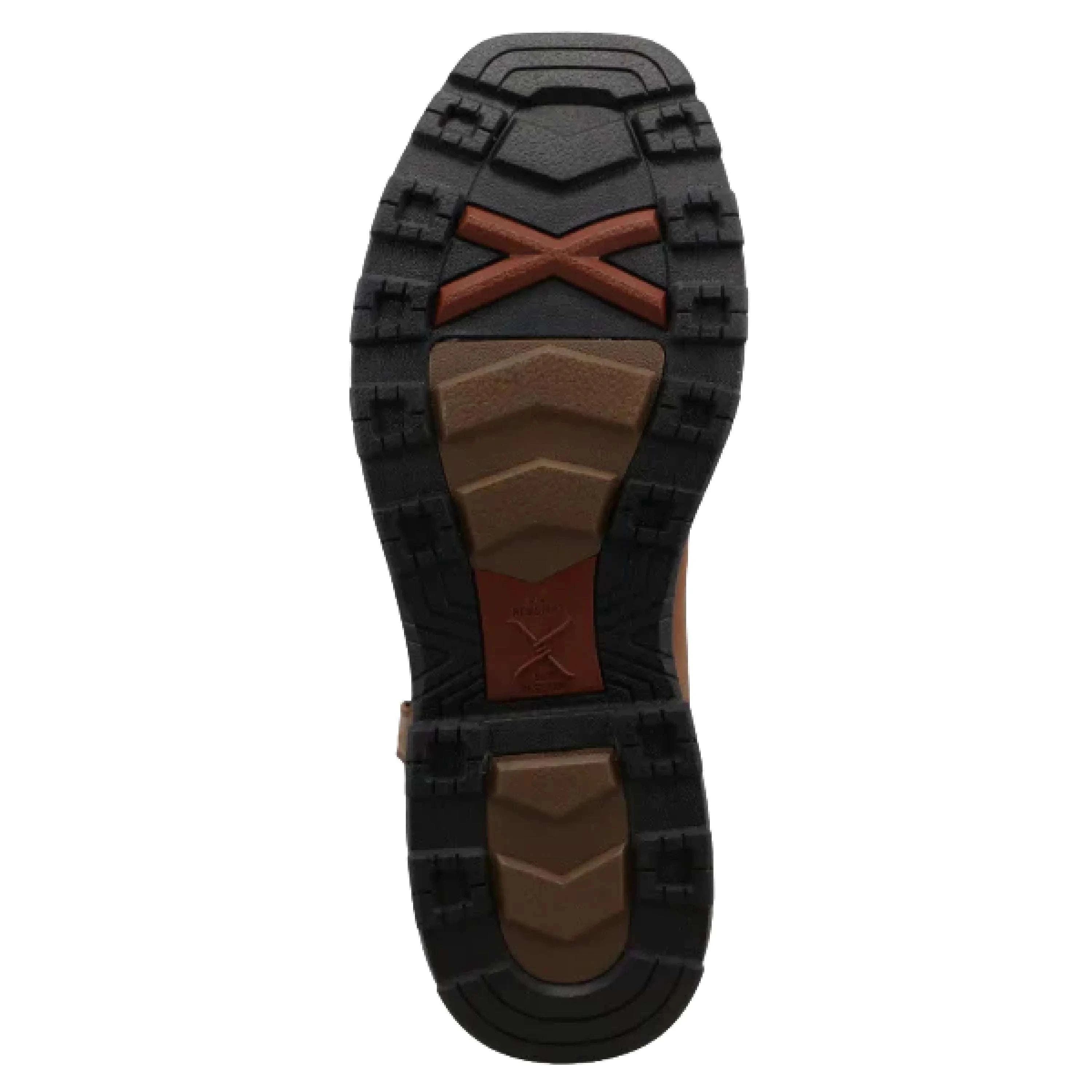 TWISTED X MENS WORK RUSTIC BROWN & NIAGARA MUNW001