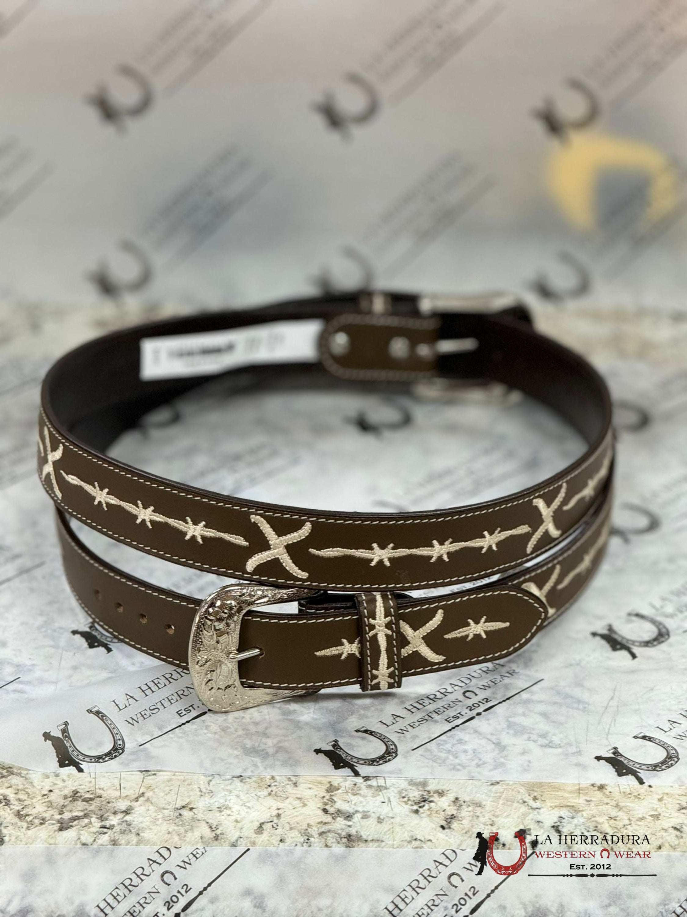 Twisted X Tan Belt Cinturones Hombres