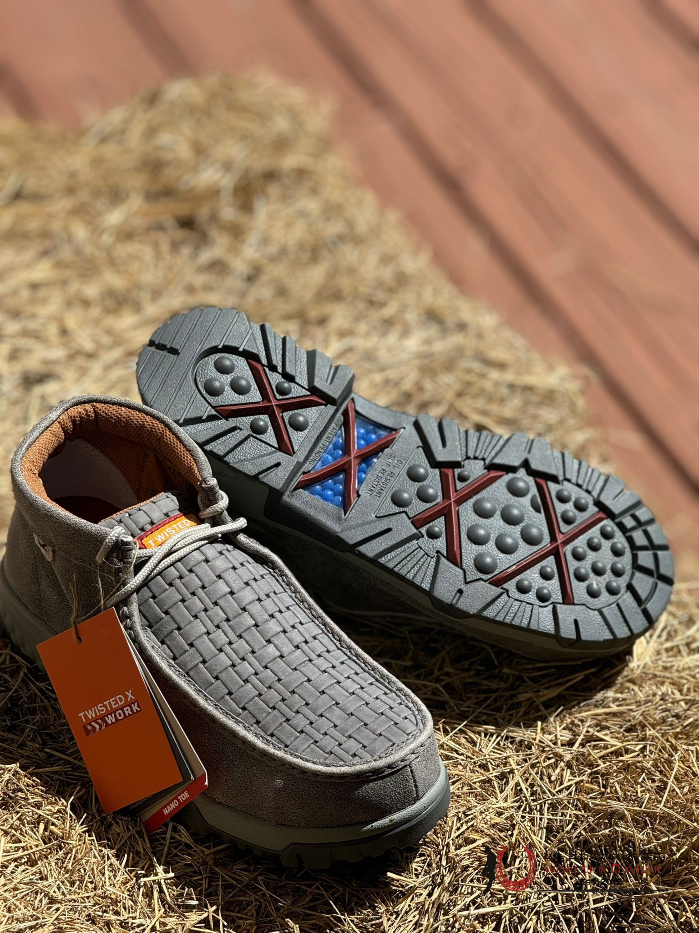 Twisted X Work Chukka Driving Moc Grey &