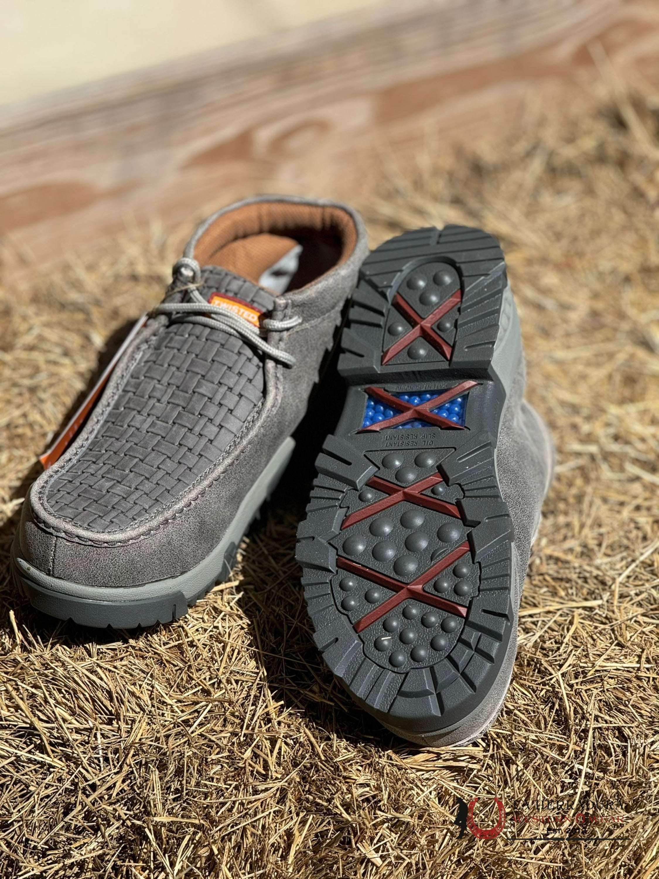 Twisted X Work Chukka Driving Moc Grey &