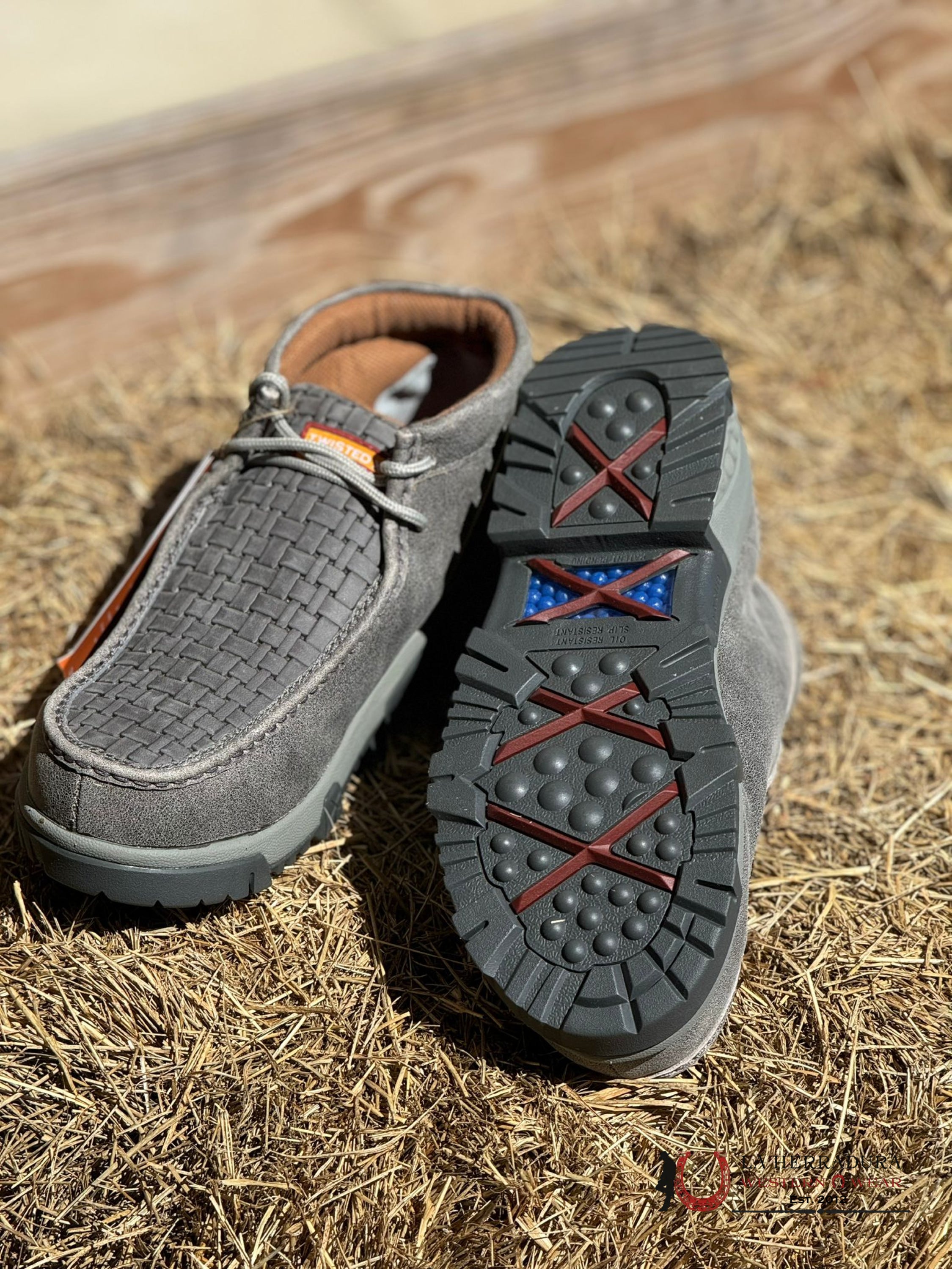 Twisted X Work Chukka Driving Moc Grey &