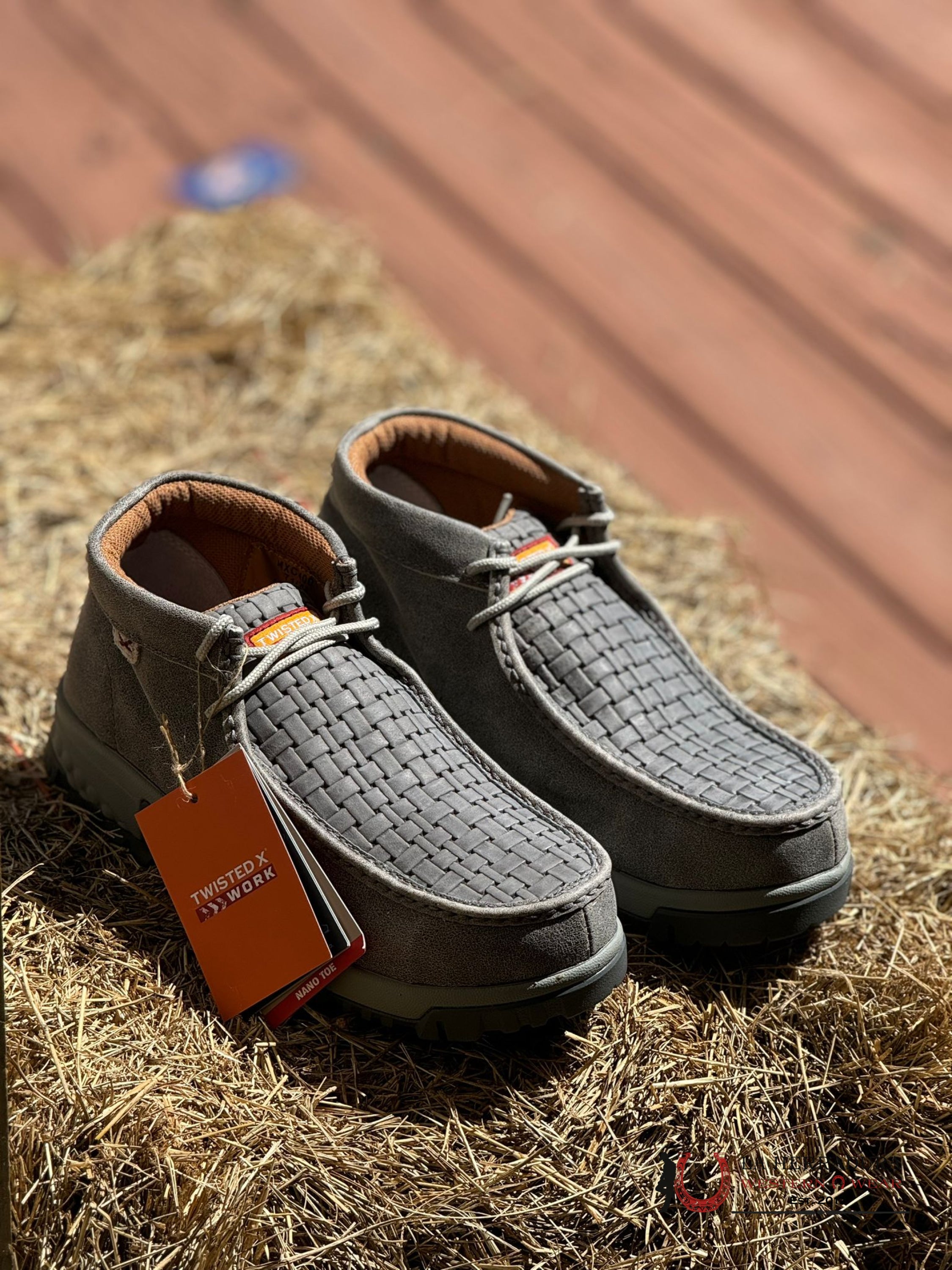 Twisted X Work Chukka Driving Moc Grey &