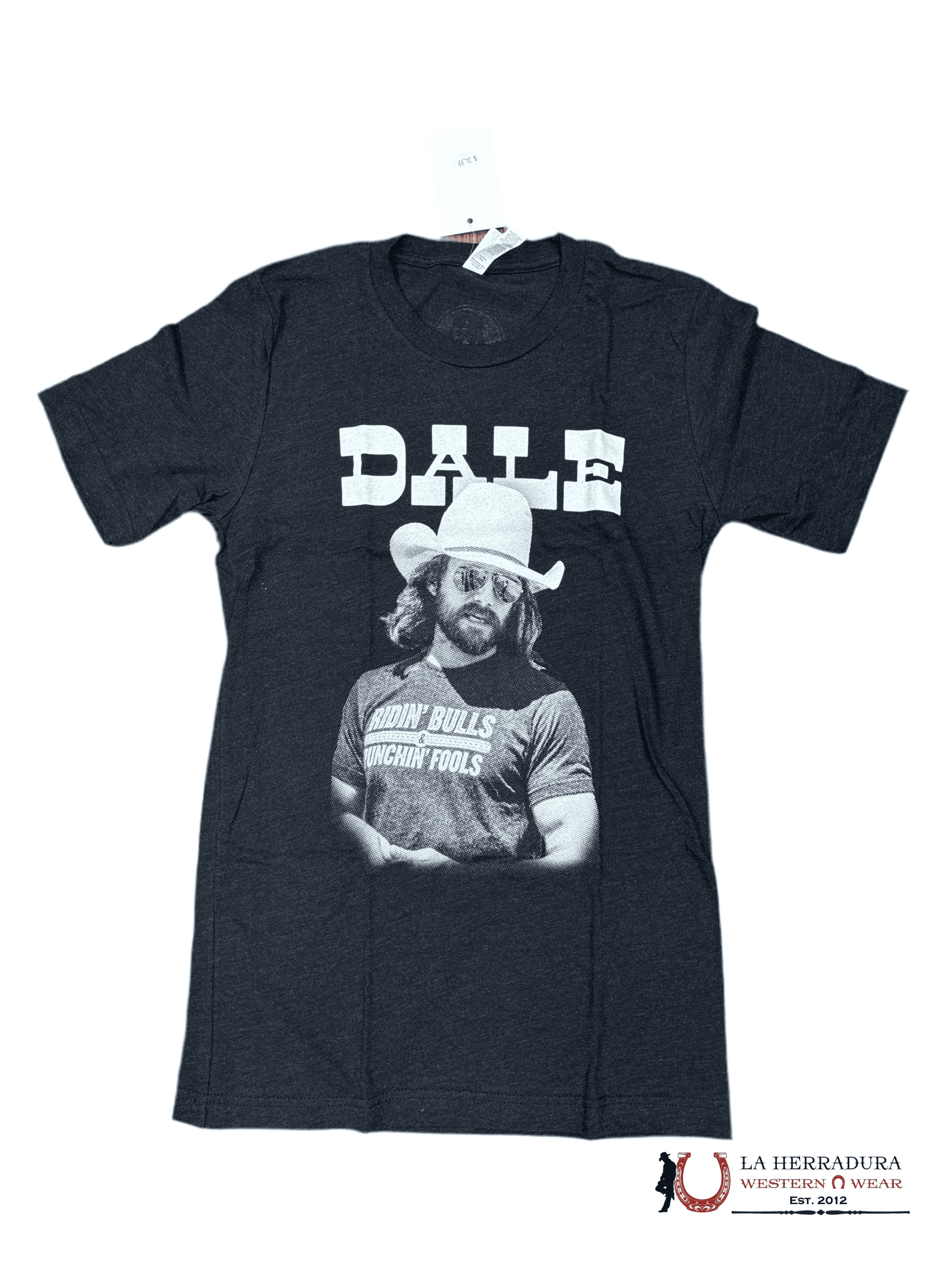 MENS RODEO TIME TSHIRT -DALE BRISBY GRAPHIC GREY ROPA HOMBRES