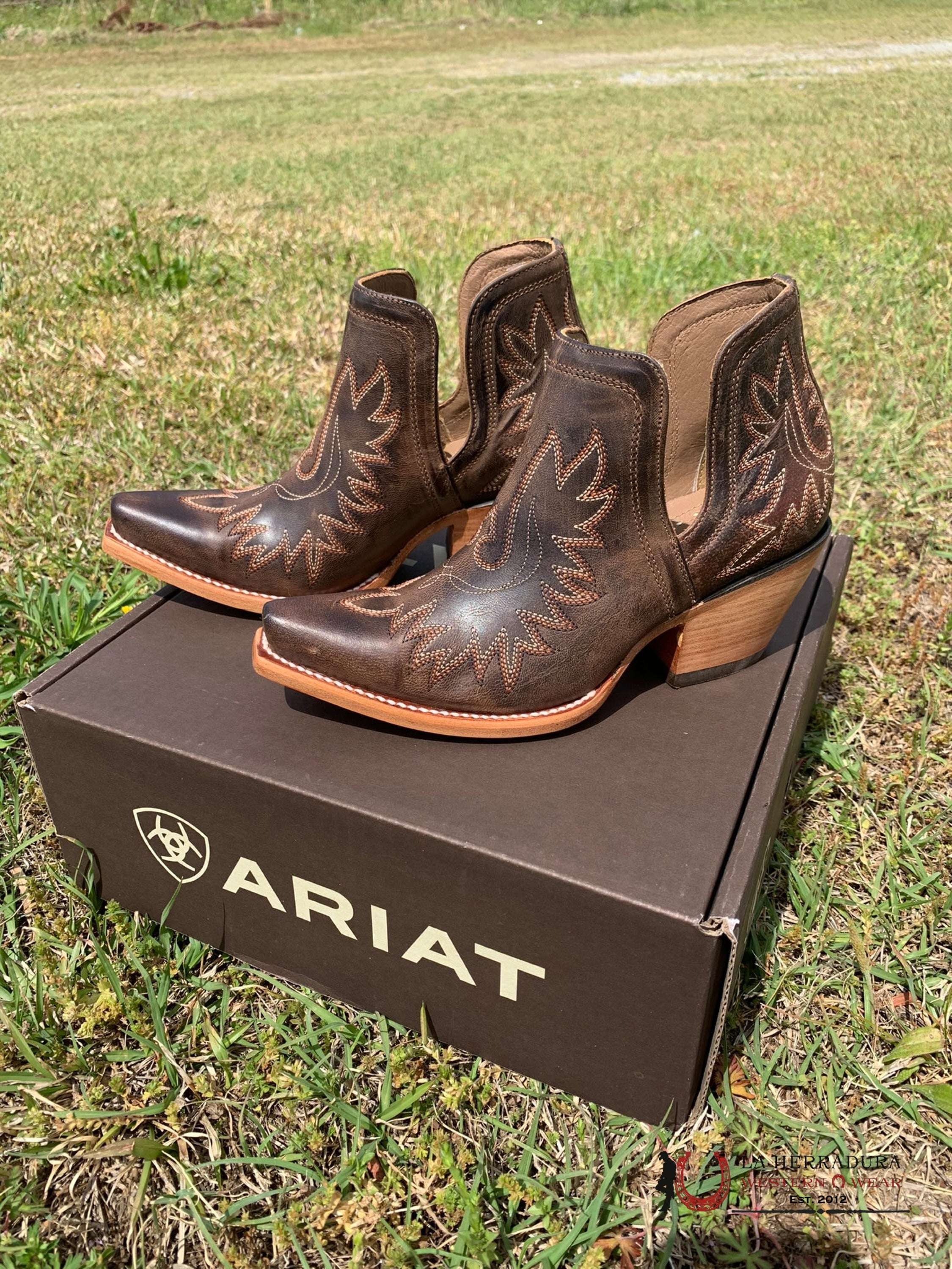 Western Boots For Women Weathered Brown Botas Mujeres