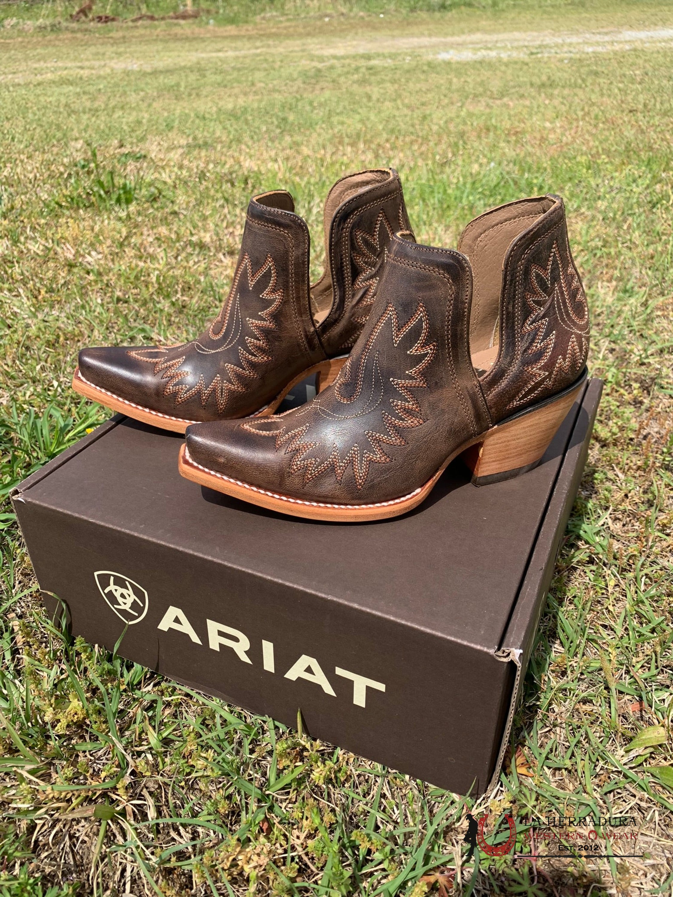 Western Boots For Women Weathered Brown Botas Mujeres