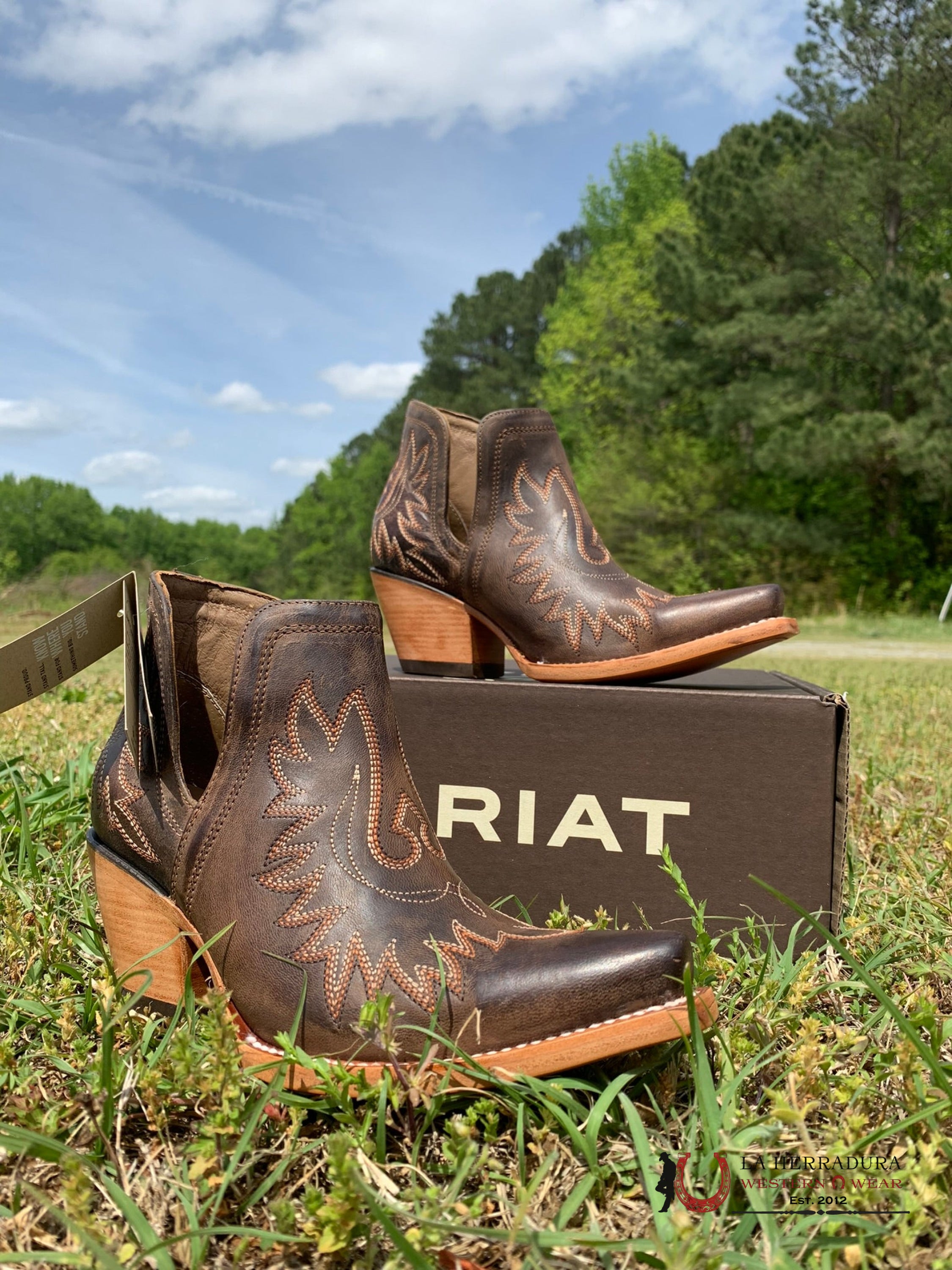 Western Boots For Women Weathered Brown Botas Mujeres