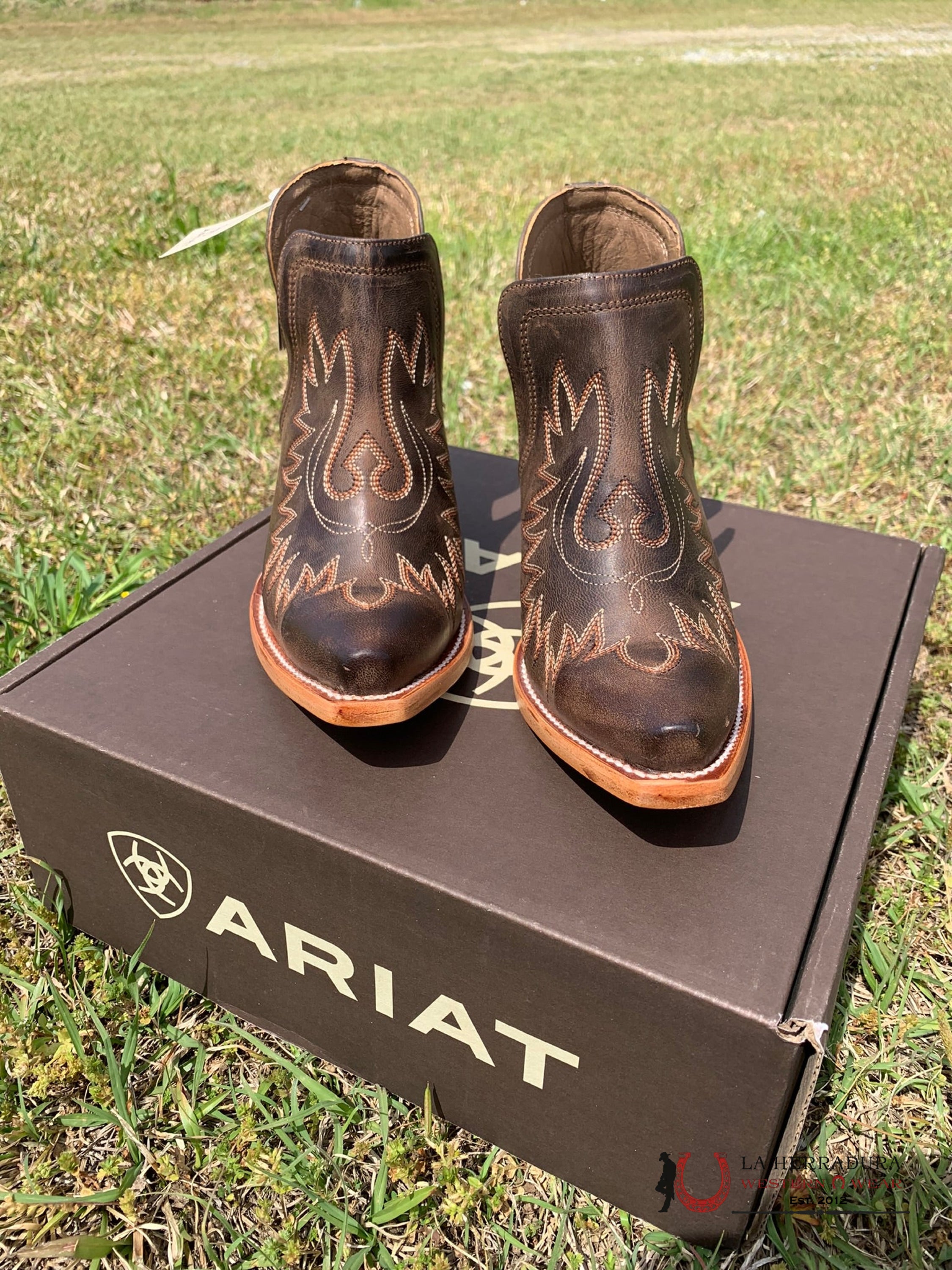 Western Boots For Women Weathered Brown Botas Mujeres