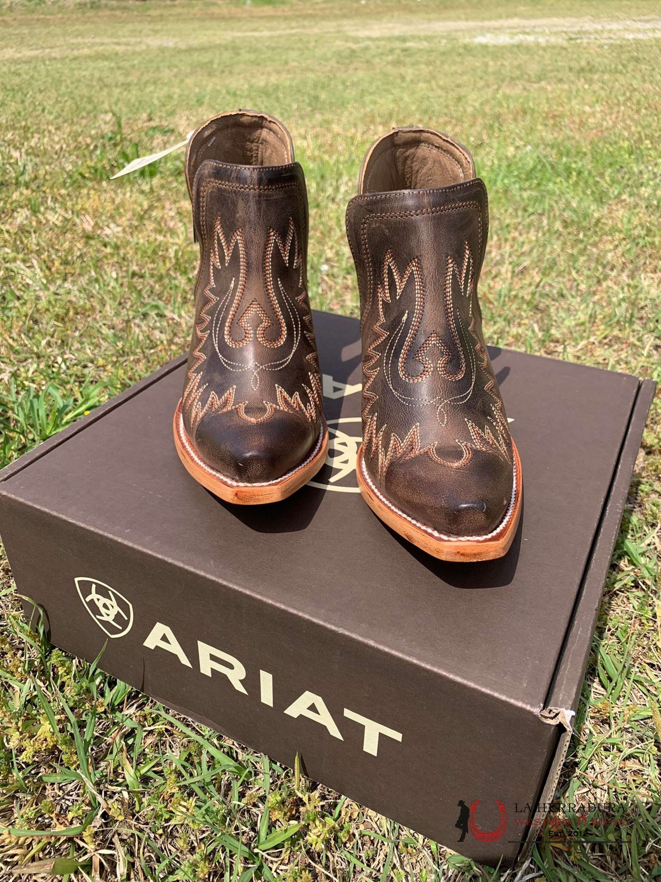 Western Boots For Women Weathered Brown Botas Mujeres
