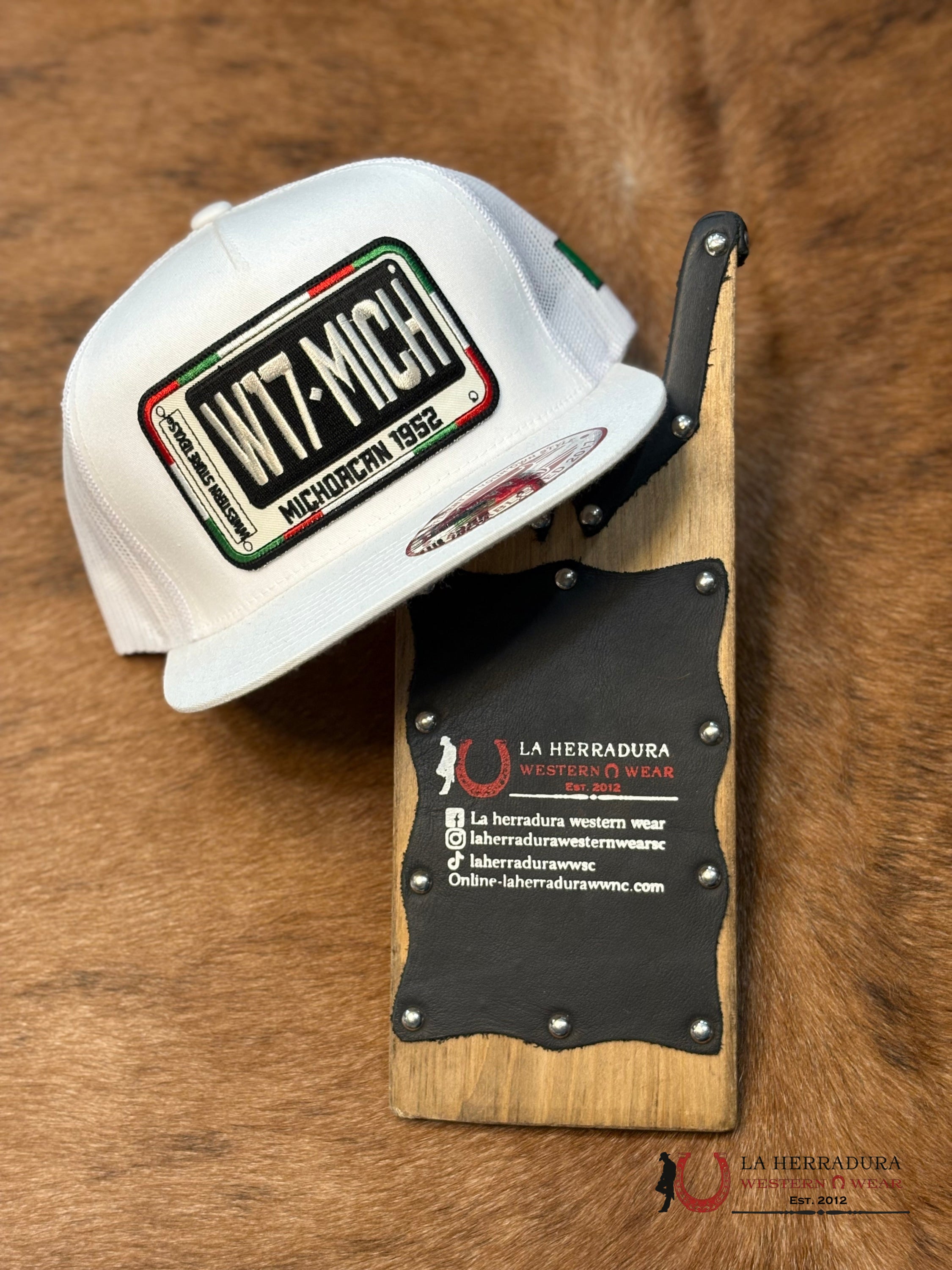 WESTERN TEXAS MICH WHITE CAPS MENS GORRAS HOMBRES