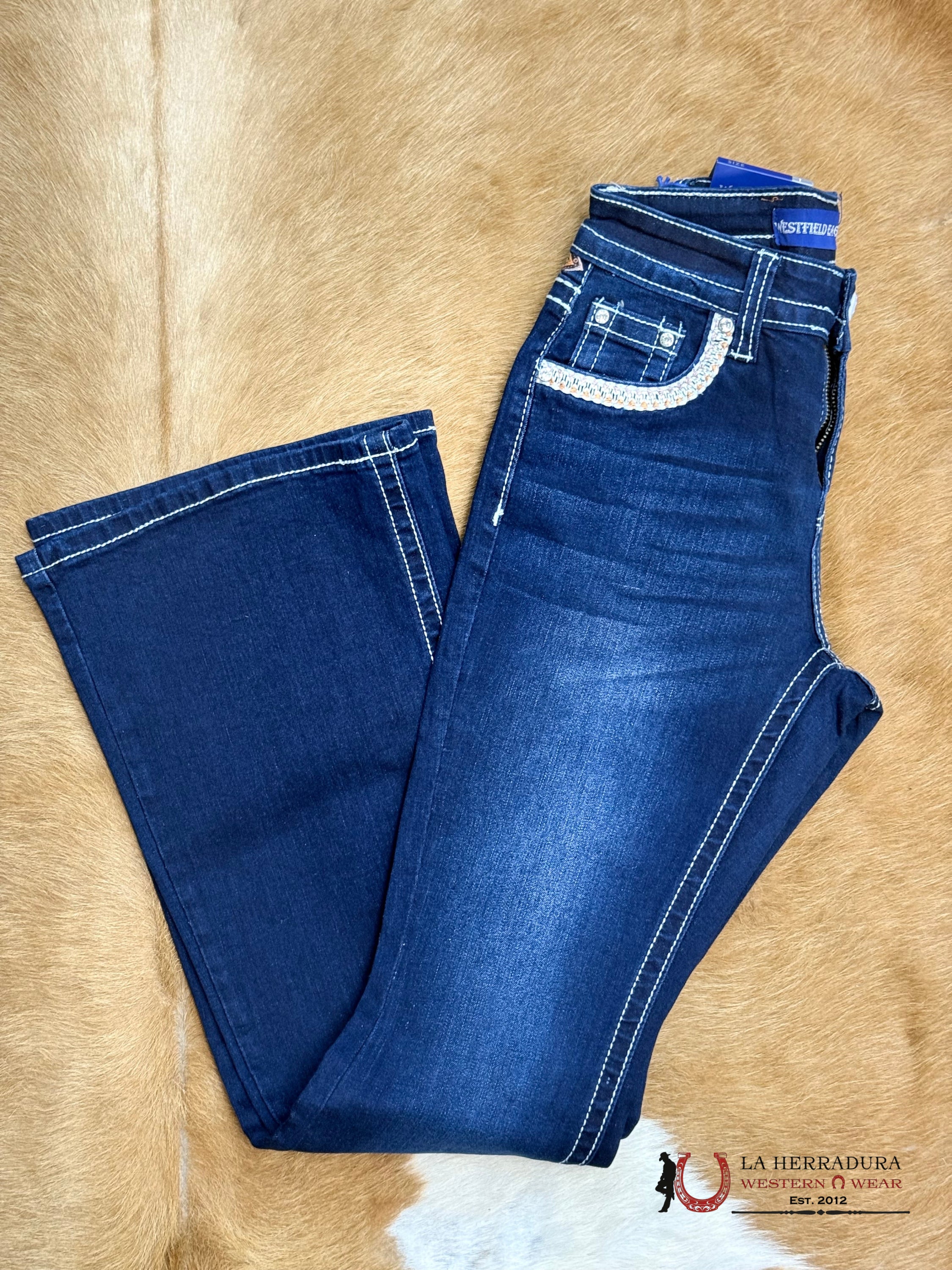 WESTFIELD EAGLE RHINESTONE CROSS GOLD & ORANGE WF-337 ROPA MUJERES