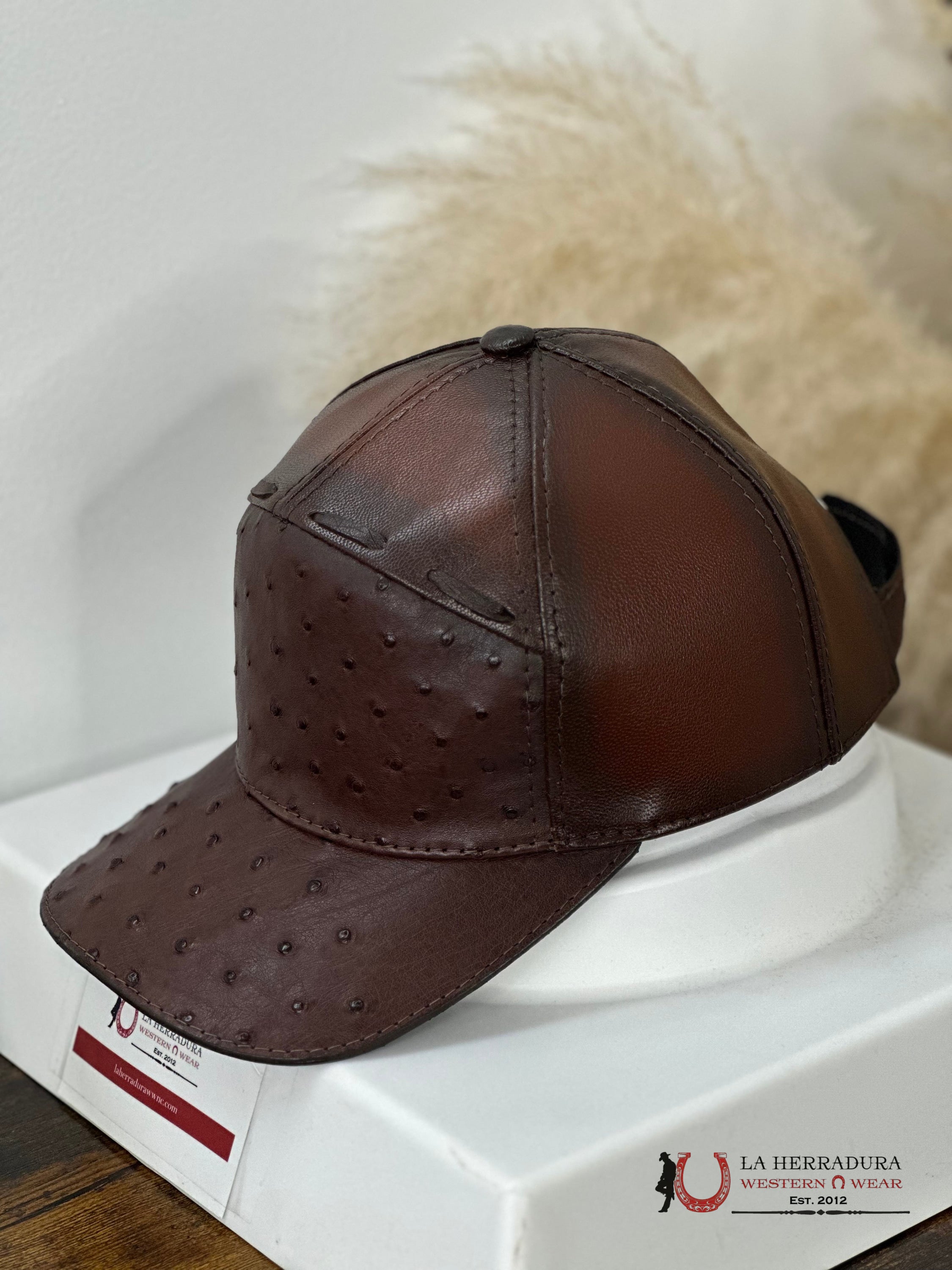 White Diamons Ostrich Moroni Cap Caps Mens Gorras Hombres