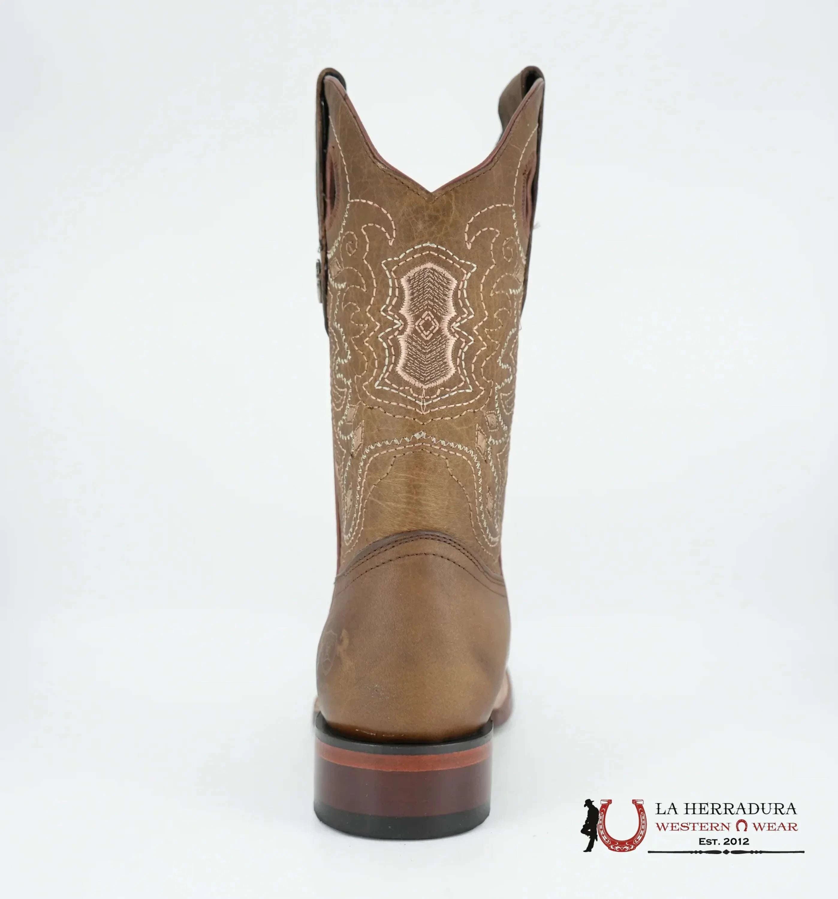 WIDE SQUARE TOE RAGE HONEY LEATHER SOLE- 28249951 BOTAS HOMBRES