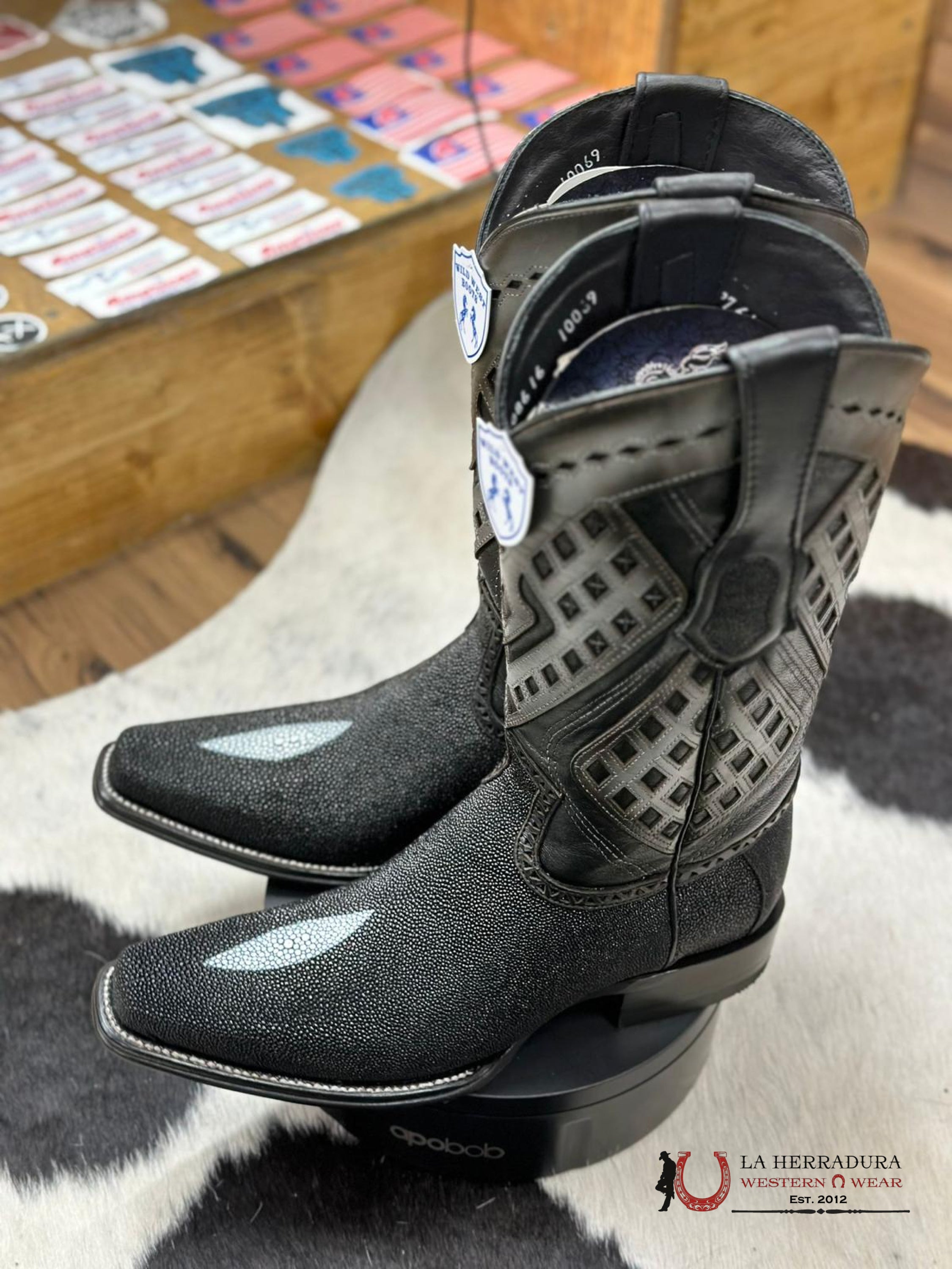 Wild West Stingray Single Stone Botas Hombres