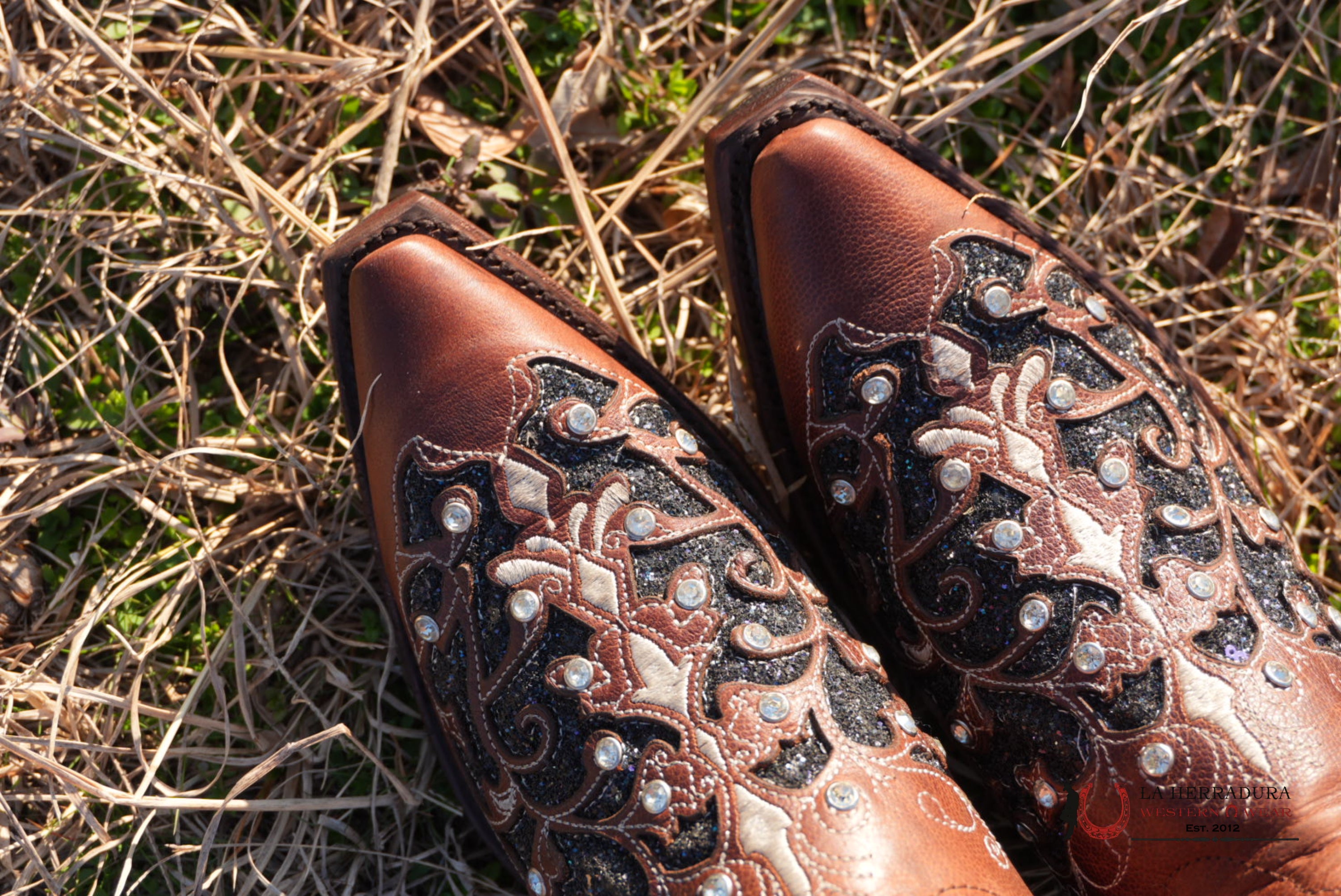 Wildflowers Cater Cognac Snip Toe BOTAS MUJERES