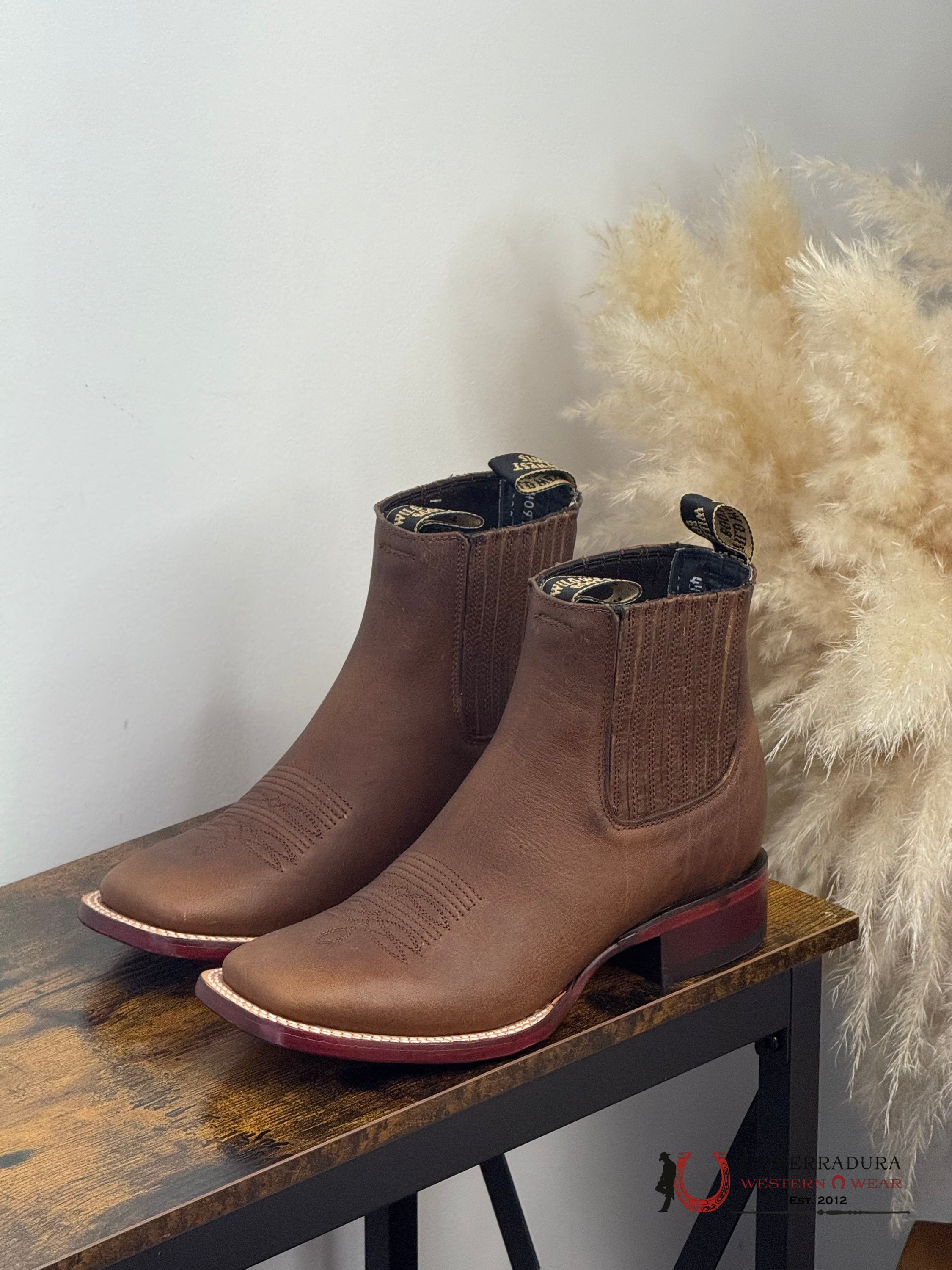 WILDWEST SHORT BOOT RAGE WALNUT SQ. TOE -282BM9940 BOTAS HOMBRES