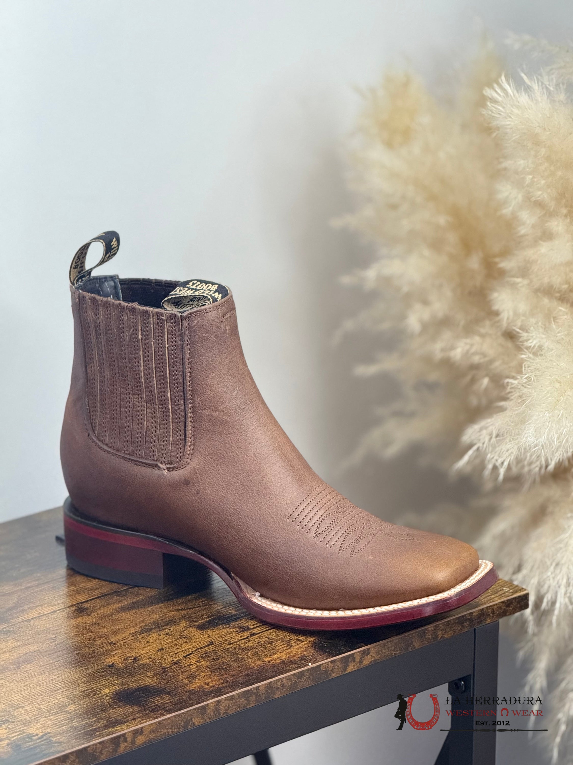 WILDWEST SHORT BOOT RAGE WALNUT SQ. TOE -282BM9940 BOTAS HOMBRES