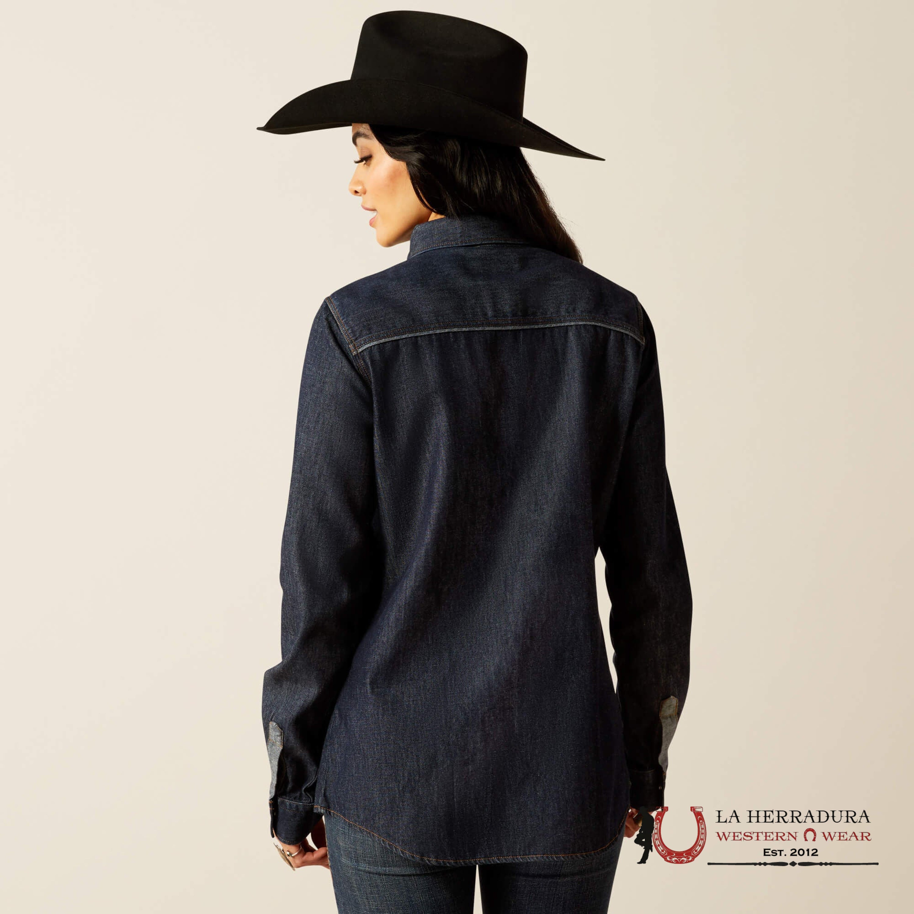 WOMEM ARIAT FARRIDAY DENIM LONG SLEEVE SHIRST 10051882 ROPA MUJERES