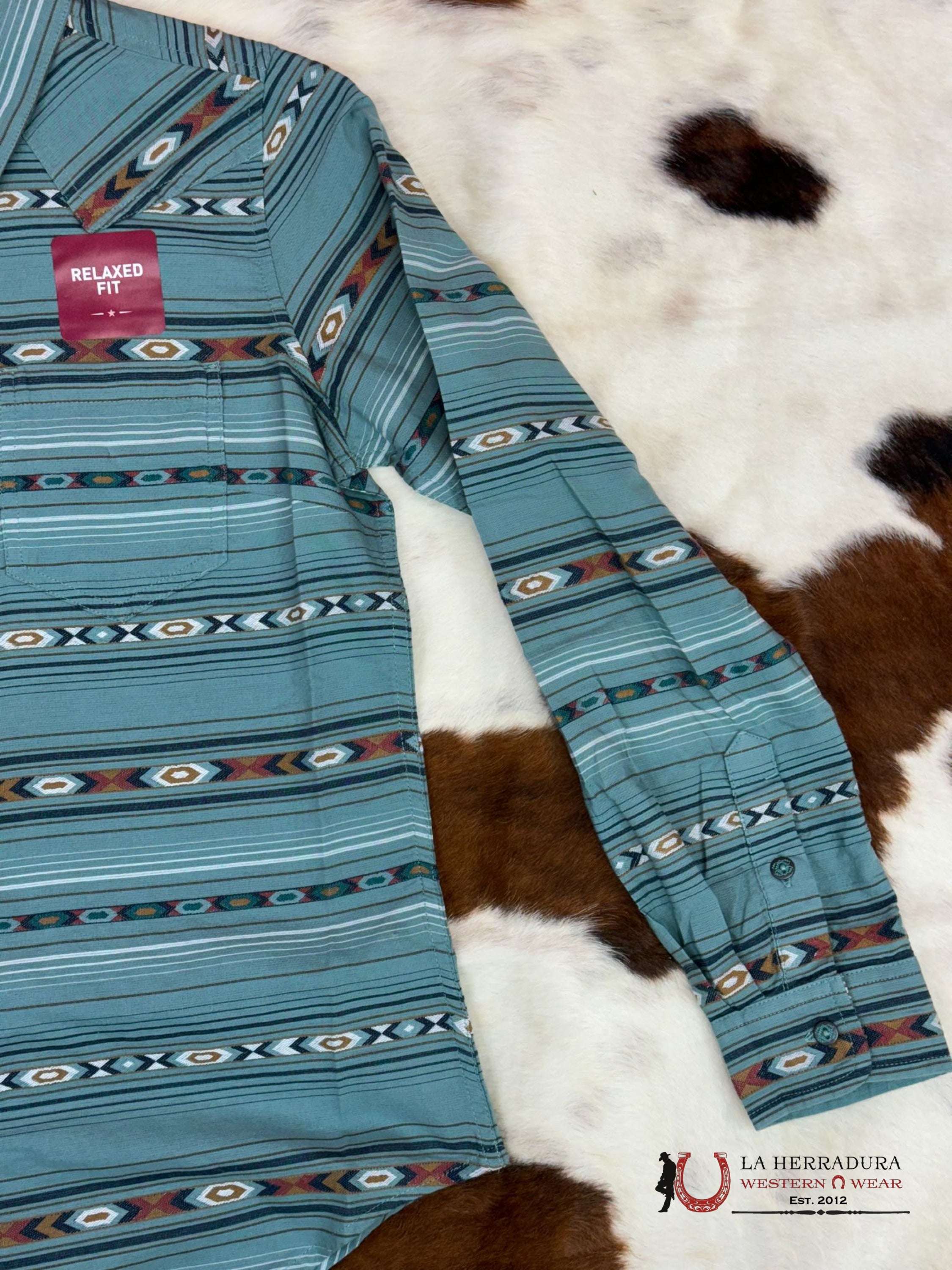 Women Ariat Real Billie Jean Long Sleeve Gemstone Stripe Ropa Mujeres