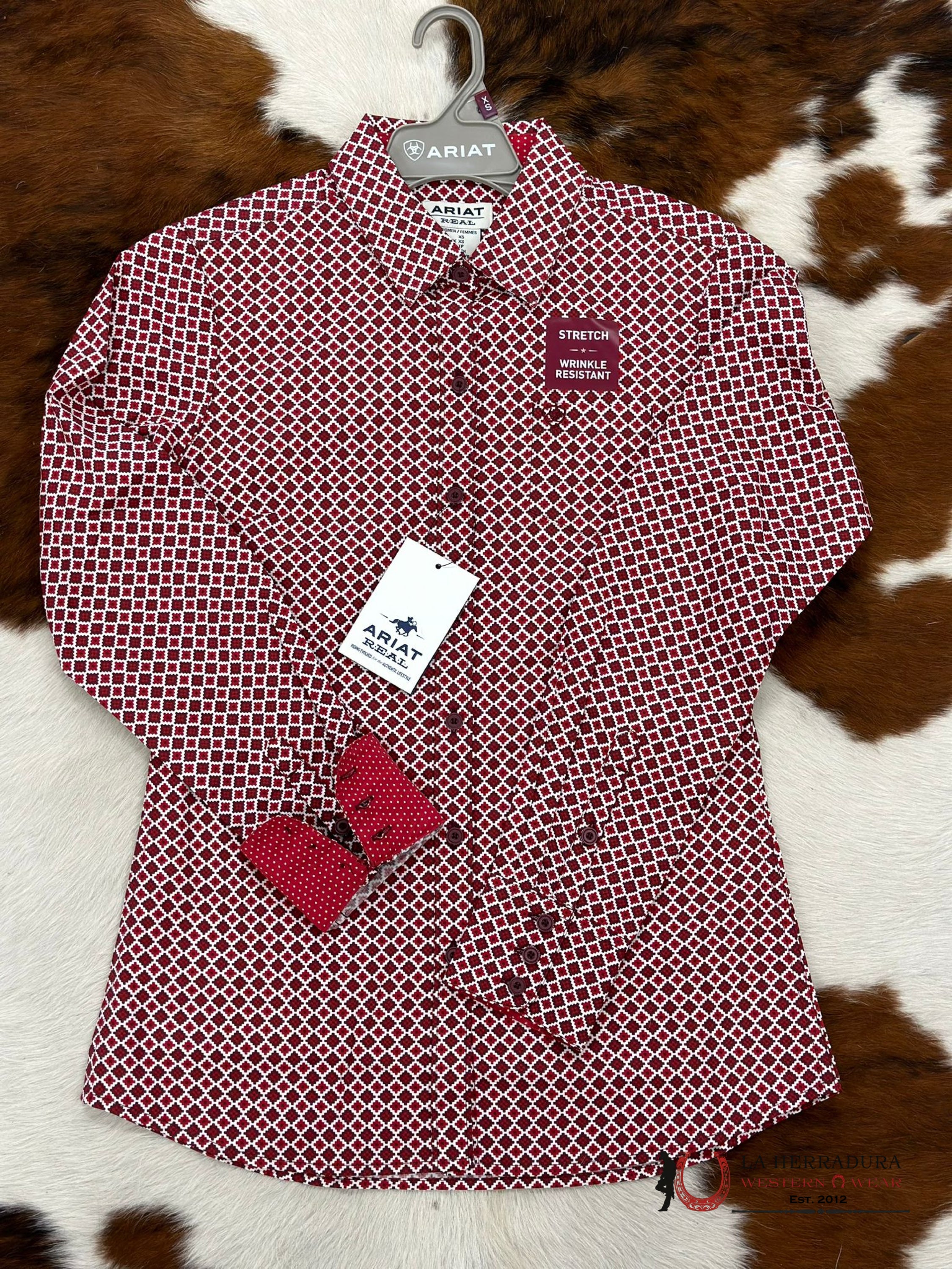 Women Ariat Kirby Long Sleeve Shirt Ropa Mujeres