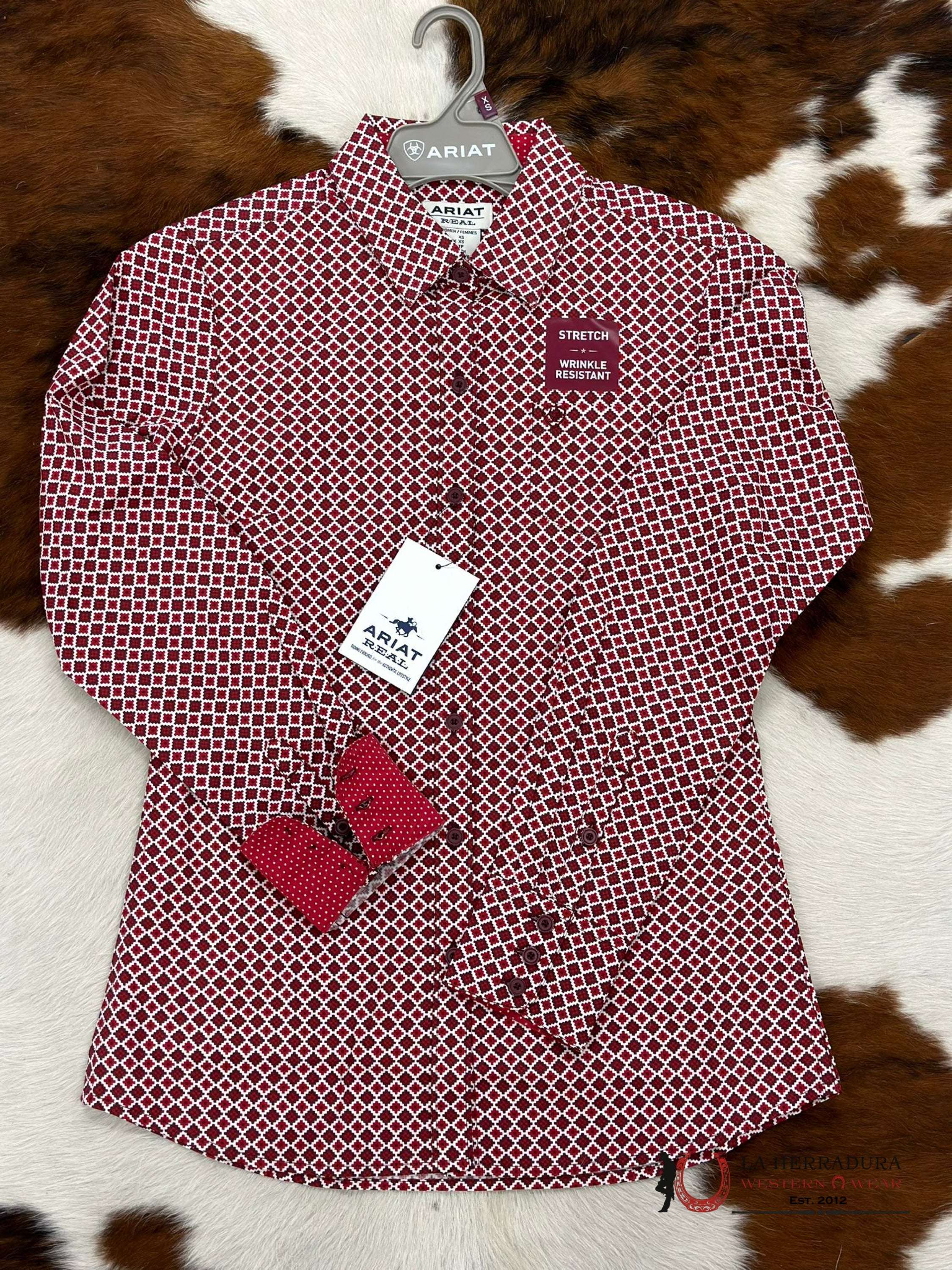Women Ariat Kirby Long Sleeve Shirt Ropa Mujeres