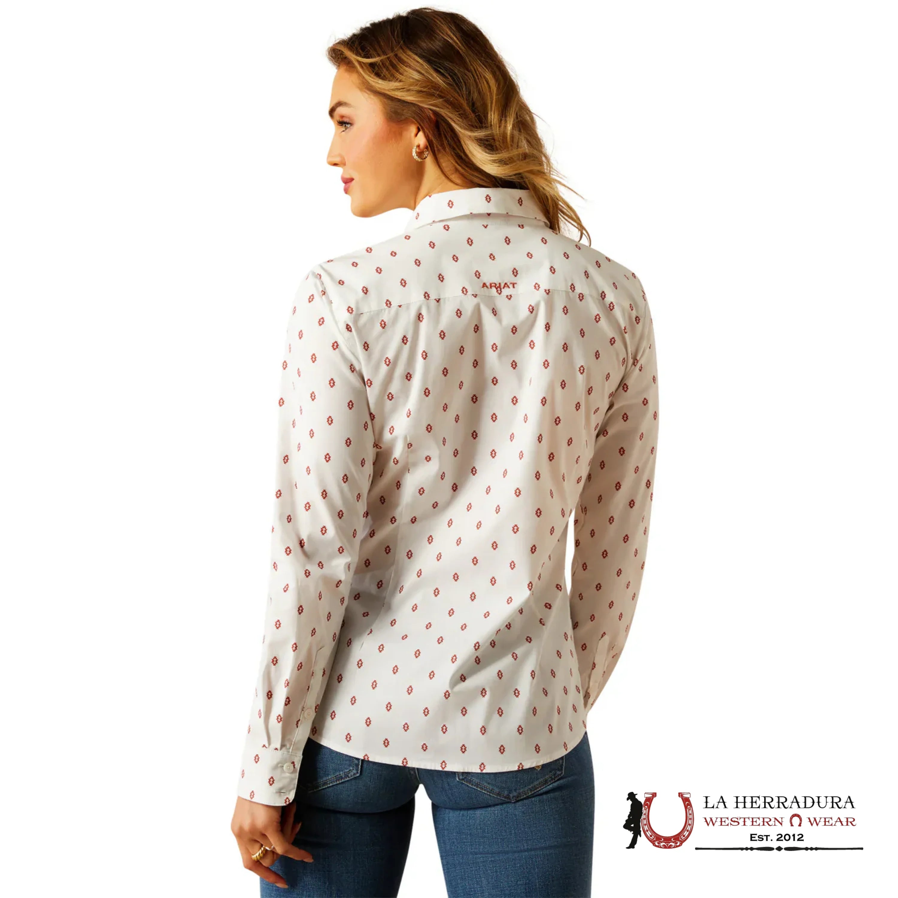 WOMEN ARIAT KIRBY LONG SLEEVE SHIRT KAI DITSY 10060373 ROPA MUJERES