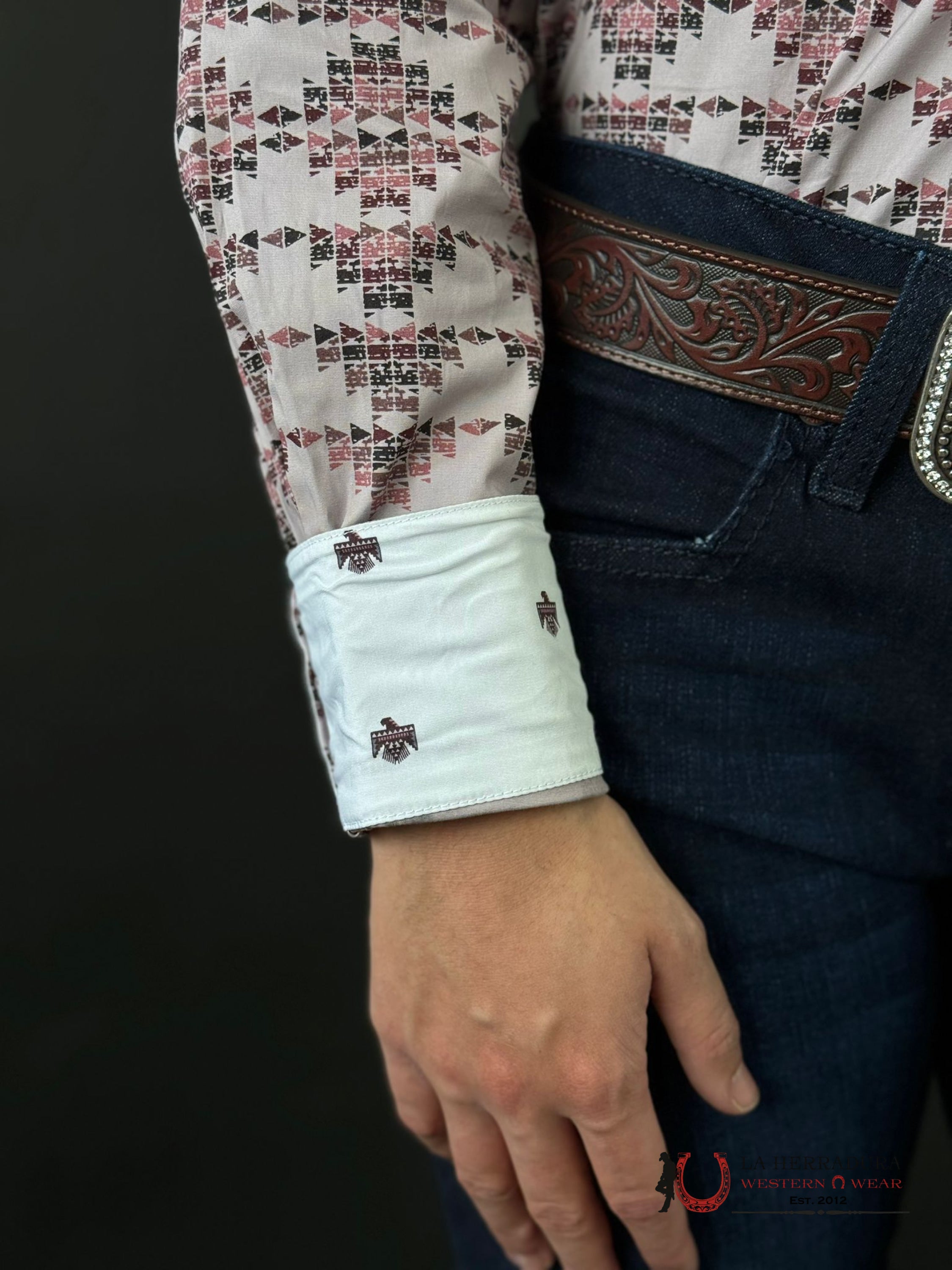 Women Ariat Kirby Long Sleeve Starlight Print Careys Pink Ropa Mujeres