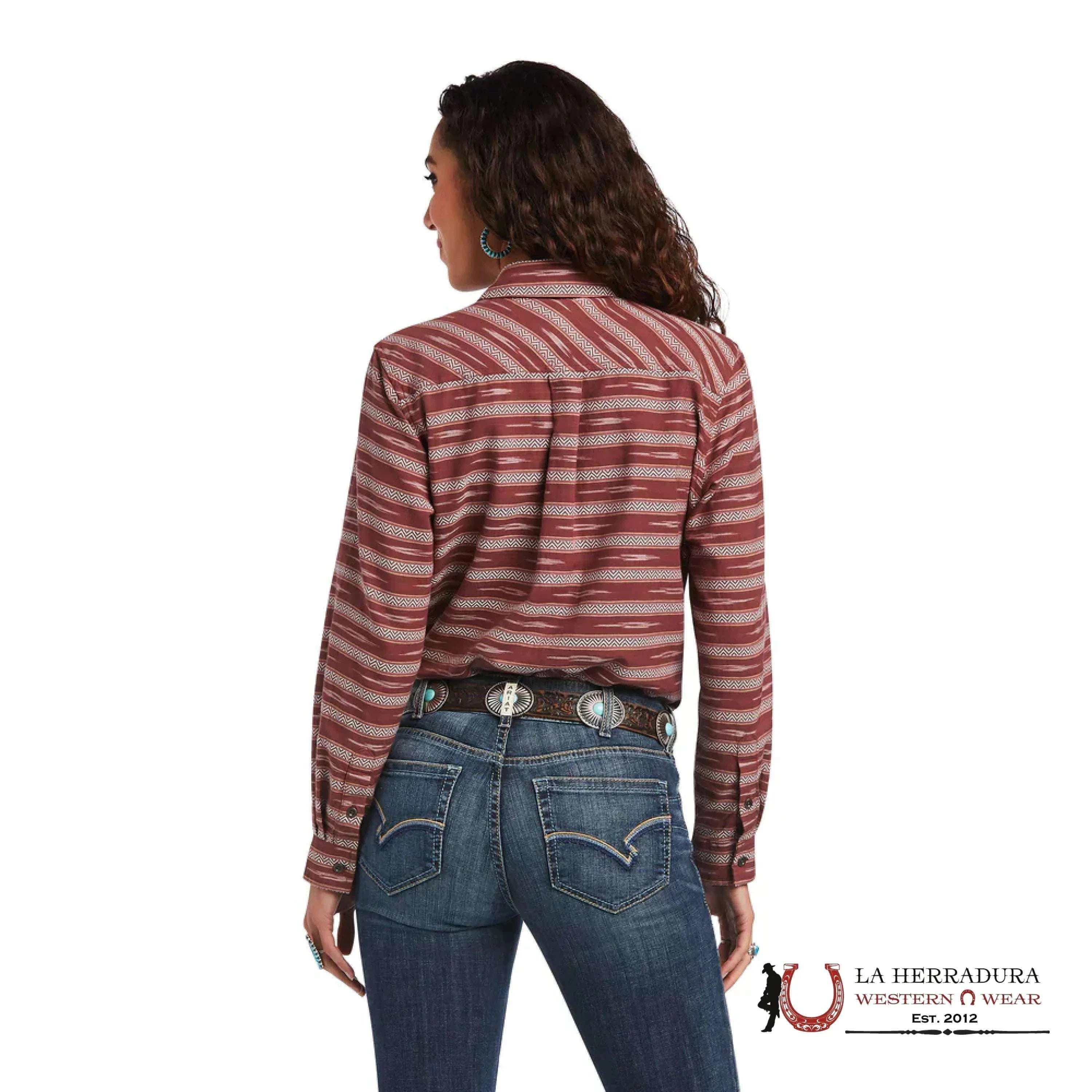 Women Ariat REAL BILLIE JEAN SNAP LONG SLEEVE SHIRT 10040603 ROPA MUJERES