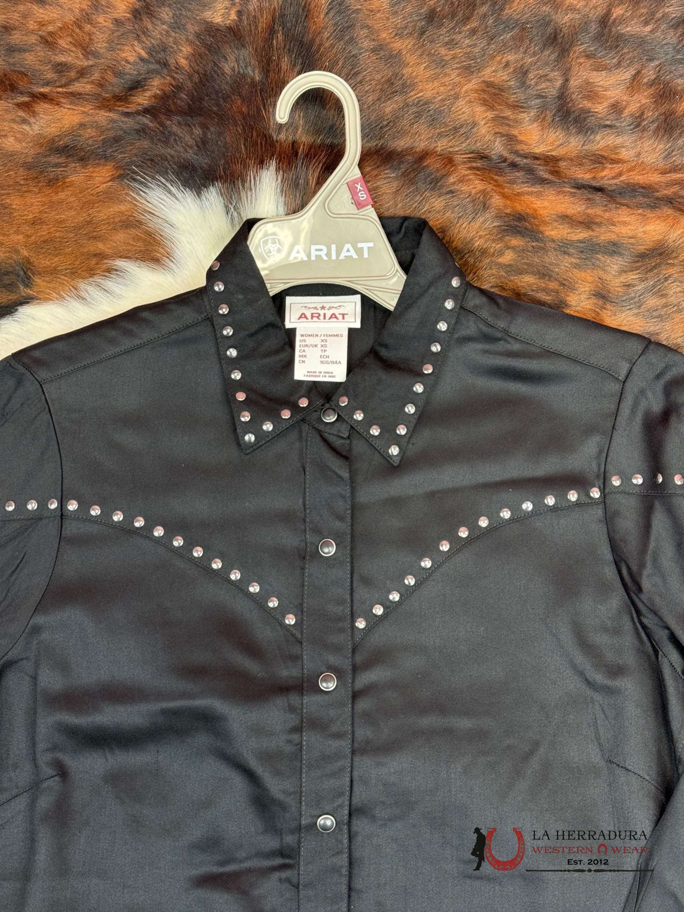 Women Ariat Rhonda Long Sleeve Black Ropa Mujeres