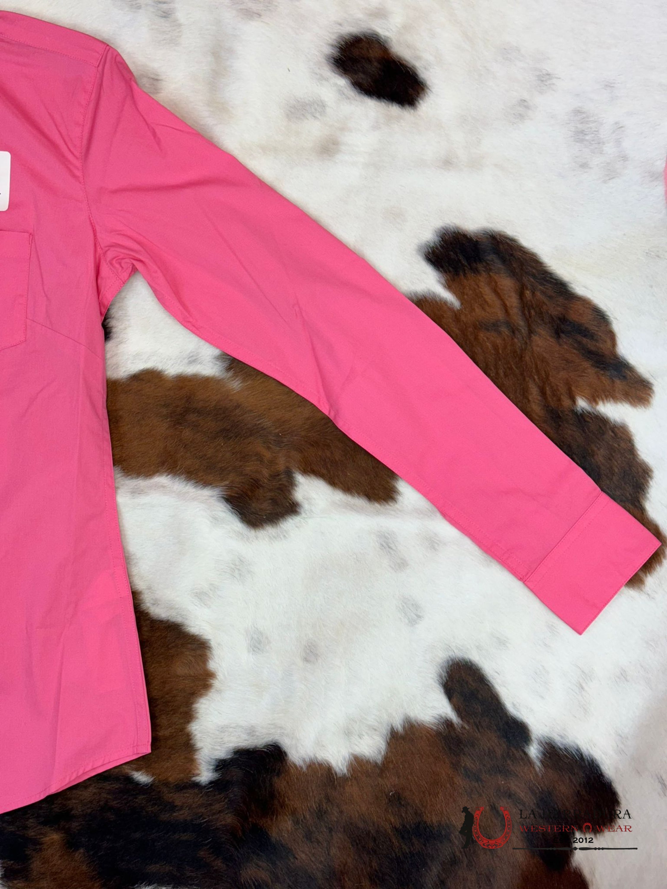 Women Ariat Team Kirby Long Sleeve Camellia Rose Ropa Mujeres