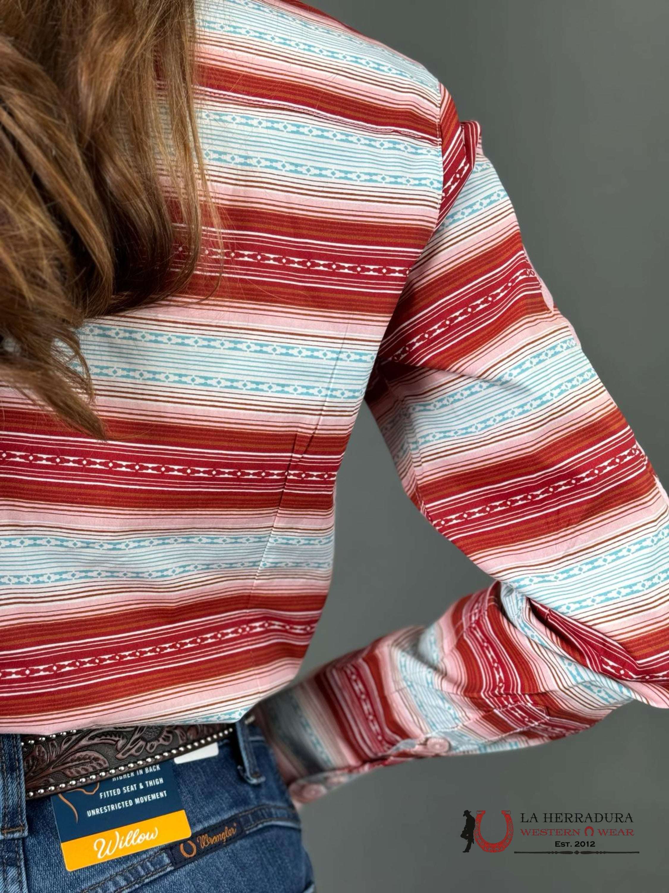 Women Ariat Team Kirby Savannah Print Long Sleeve Shirt Ropa Mujeres