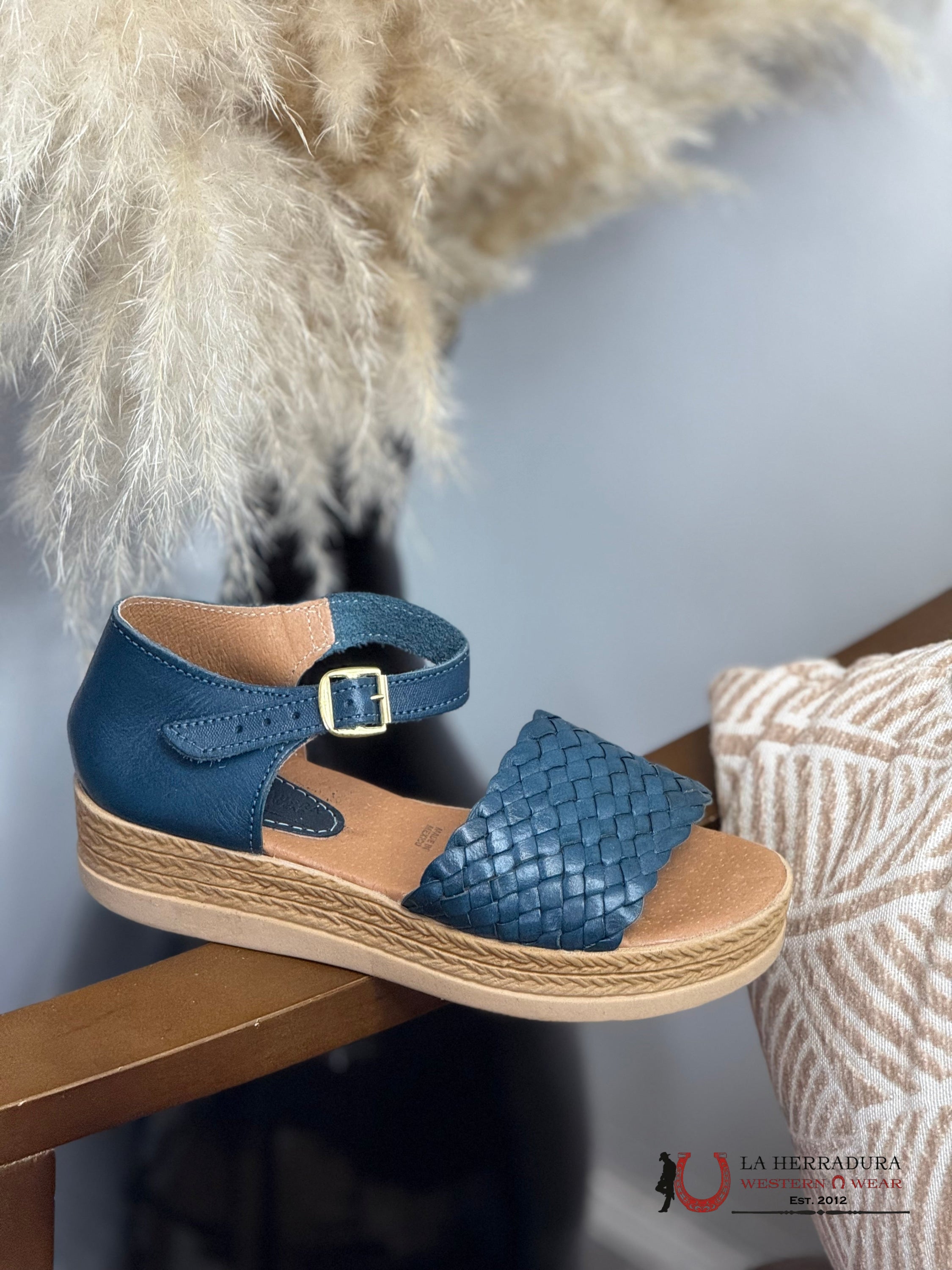 WOMEN HUARACHE 016 COLOR AZUL REY BOTAS MUJERES