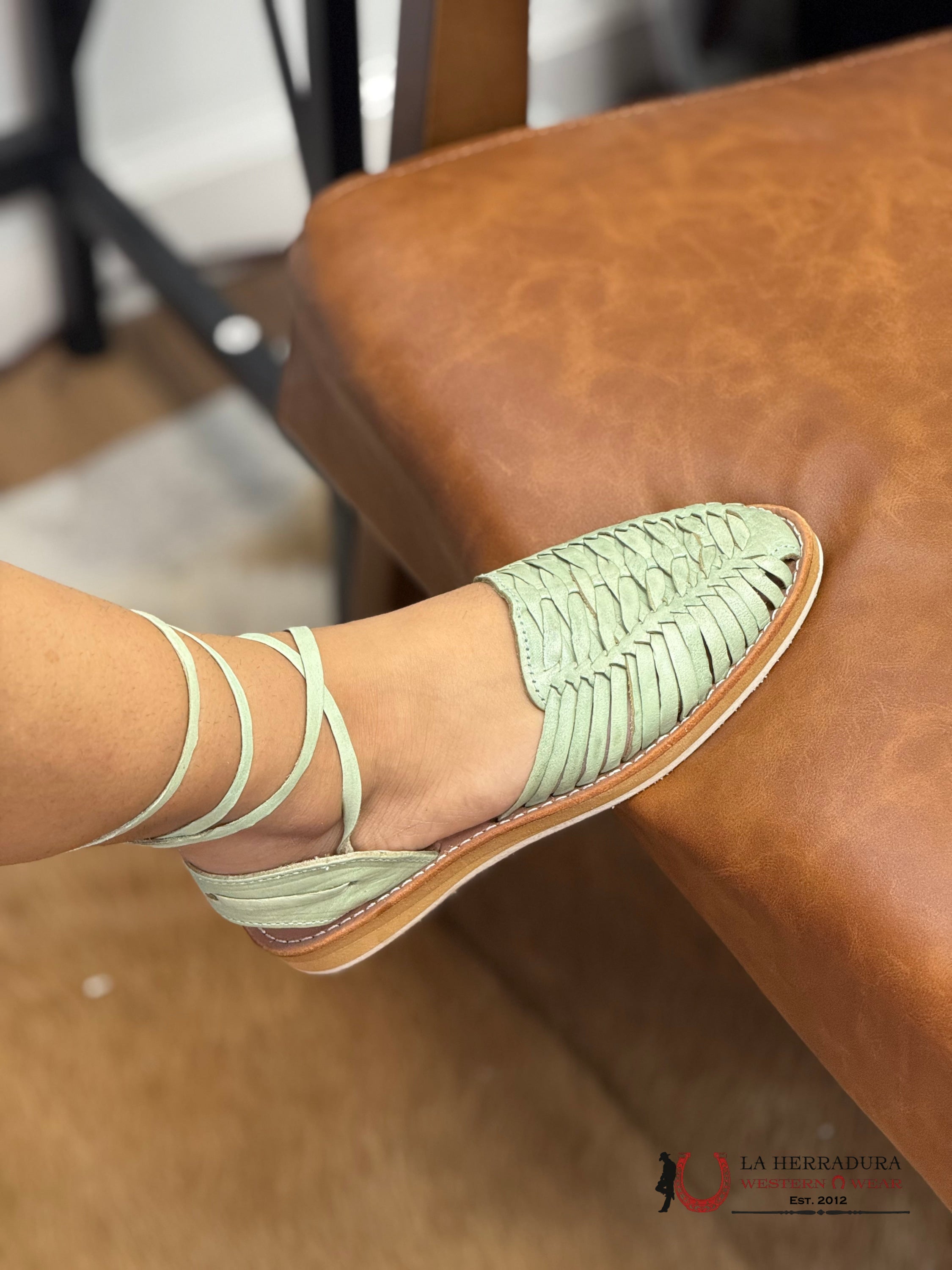 WOMEN HUARACHE 026 ESQUELETO MENTA BOTAS MUJERES