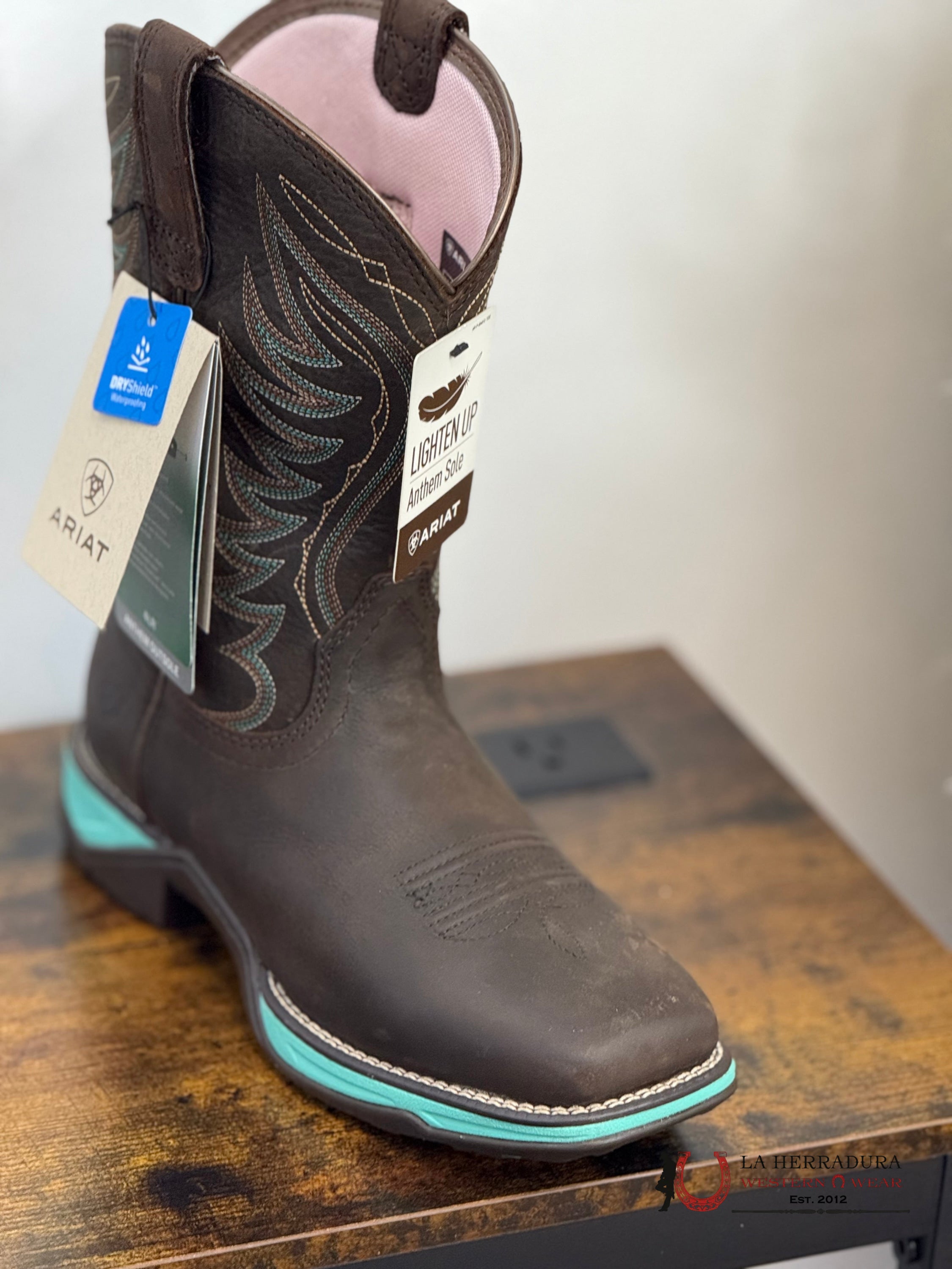 WOMENS ARIAT ANTHEM H20 DARK ROAST 10046862 BOTAS MUJERES