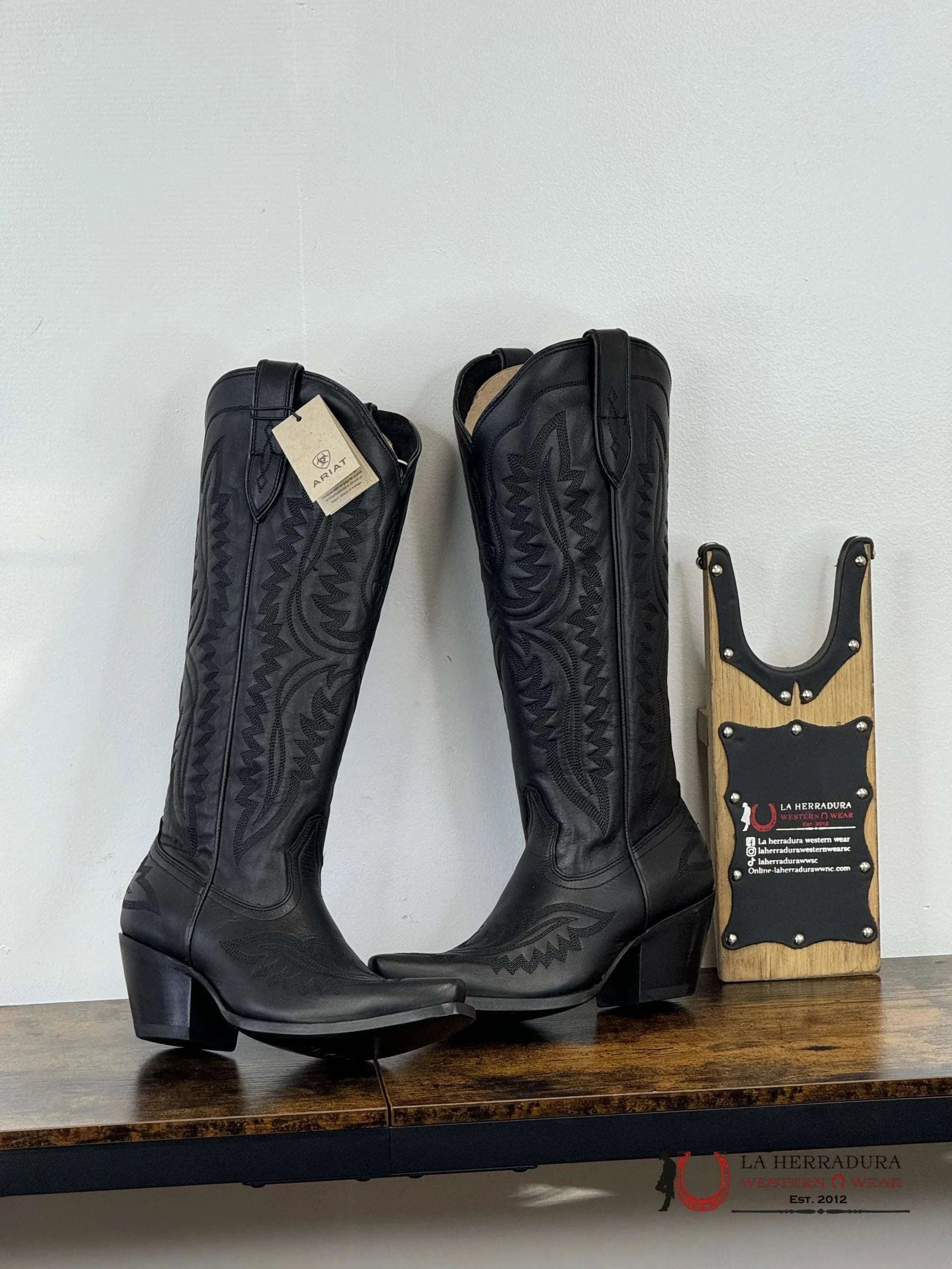 Womens Ariat Casanova Black Obsidian Tall Boot Botas Mujeres