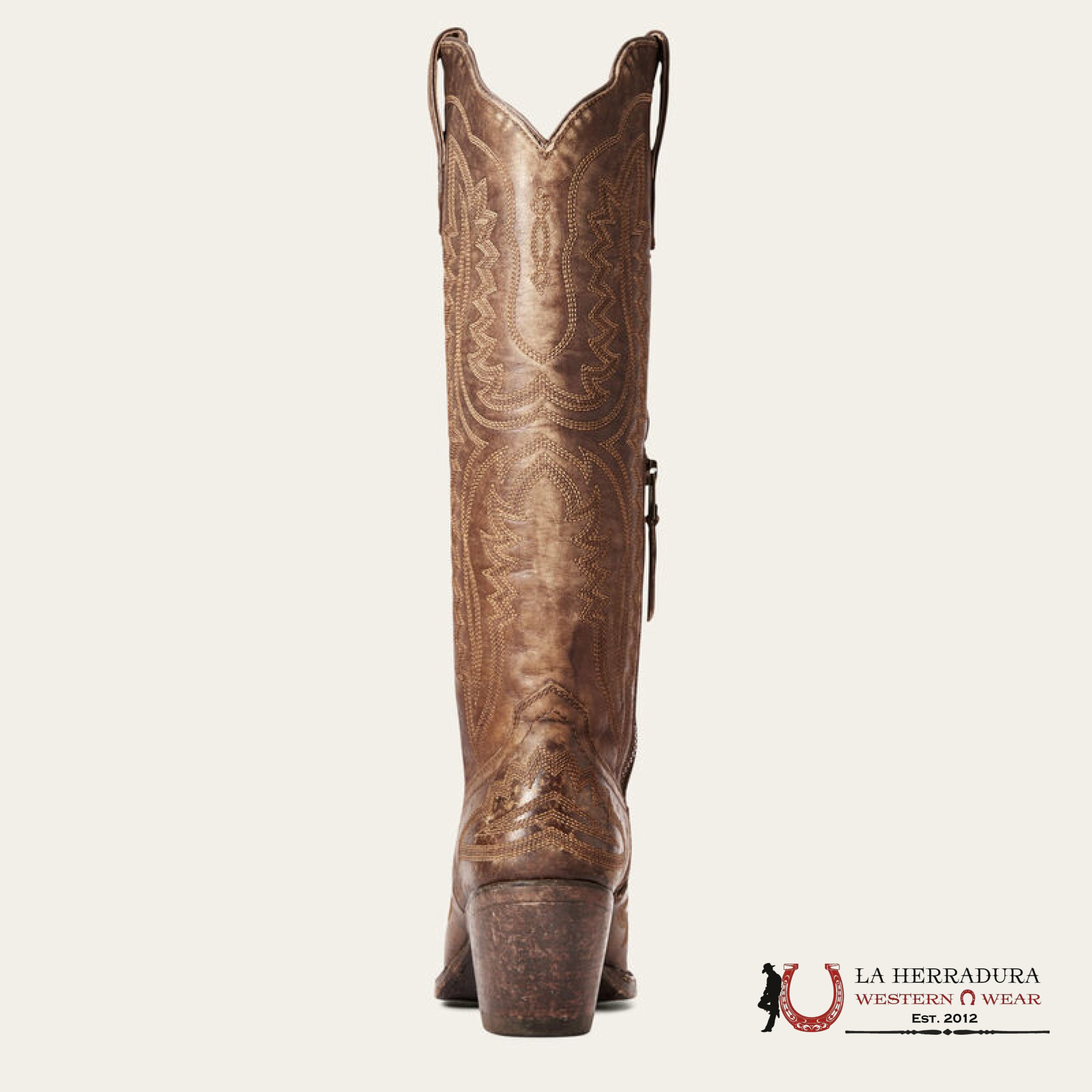 WOMENS ARIAT CASANOVA NATURALLY DISTRESSED BROWN TALL BOOT 10034002 BOTAS MUJERES