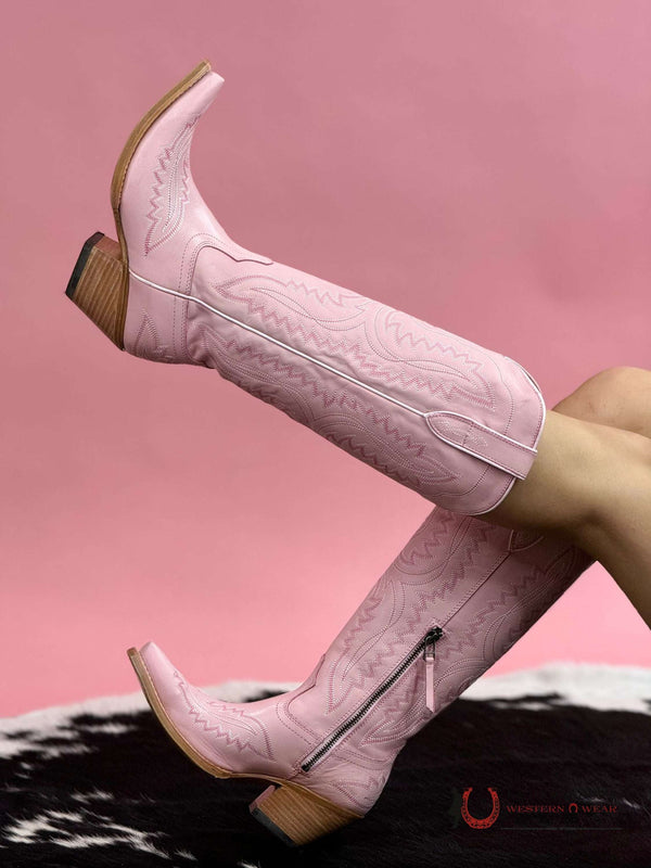 BOTAS ALTAS DE MUJER ARIAT CASANOVA ROSA EMPEINE