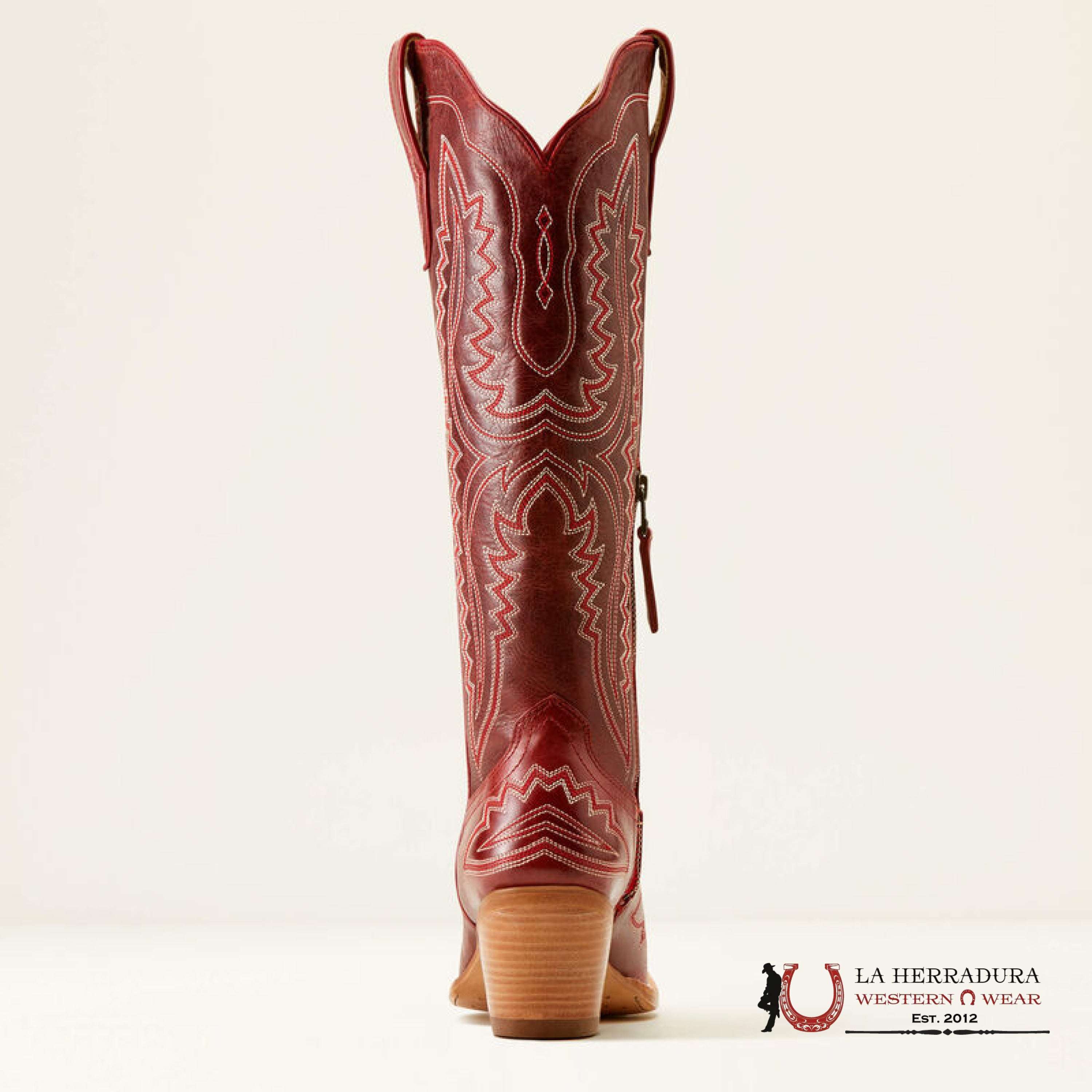 WOMENS ARIAT CASANOVA RED ALERT TALL BOOT 10050870 BOTAS MUJERES