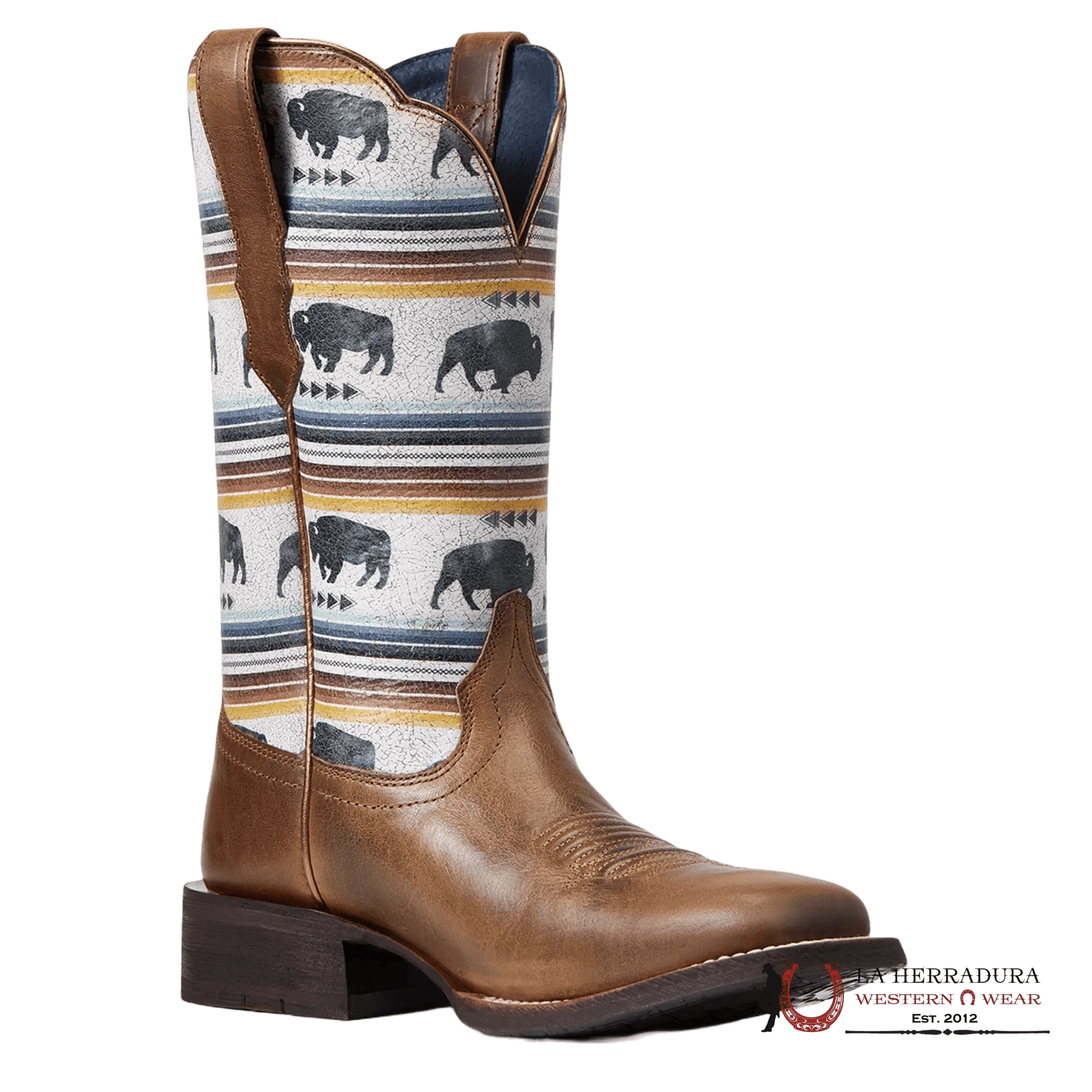 WOMENS ARIAT CIRCUIT SAVANNA ASH BROWN BUFFALO 10040423 BOTAS MUJERES