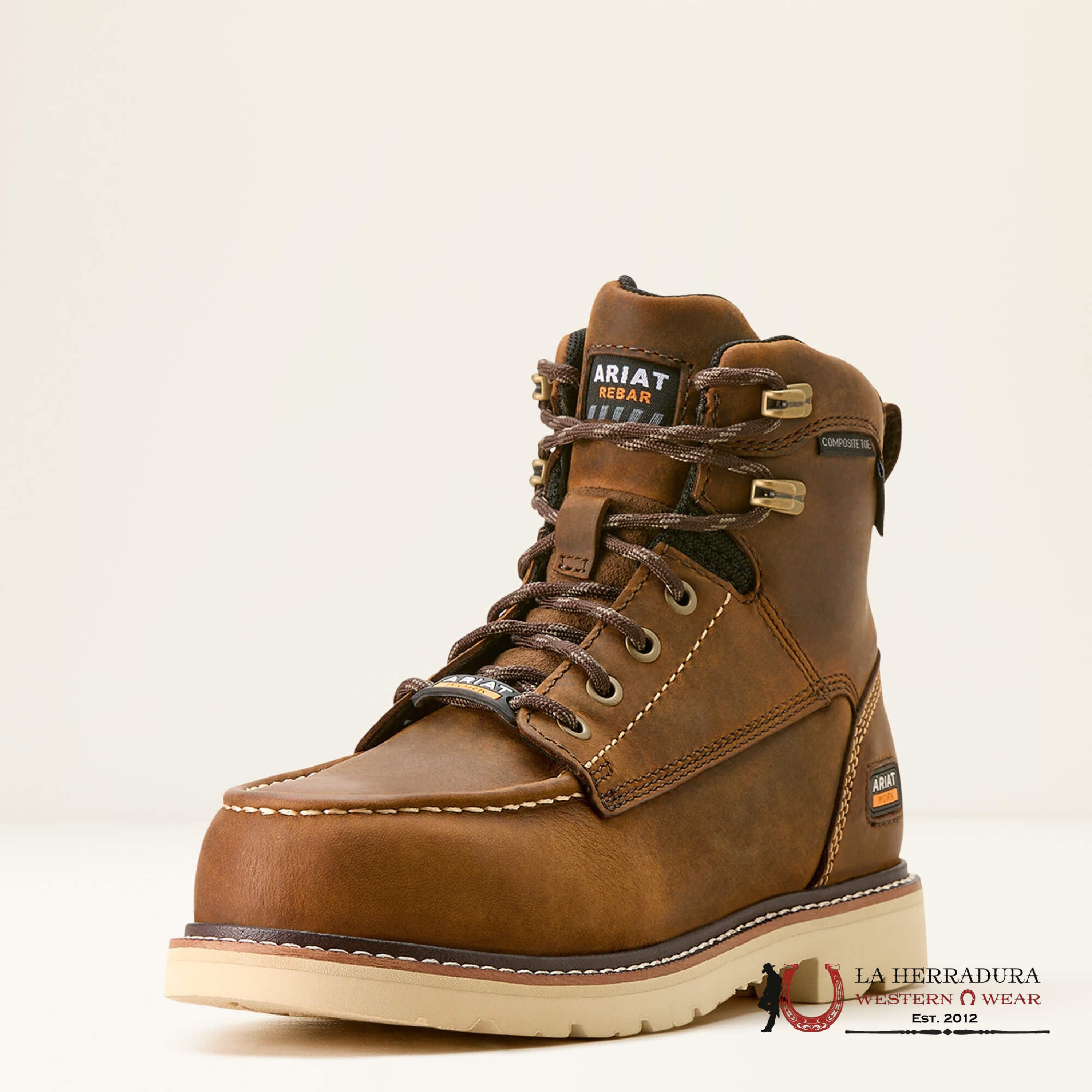 Womens Ariat Distressed Brown Work Boots Botas Mujeres