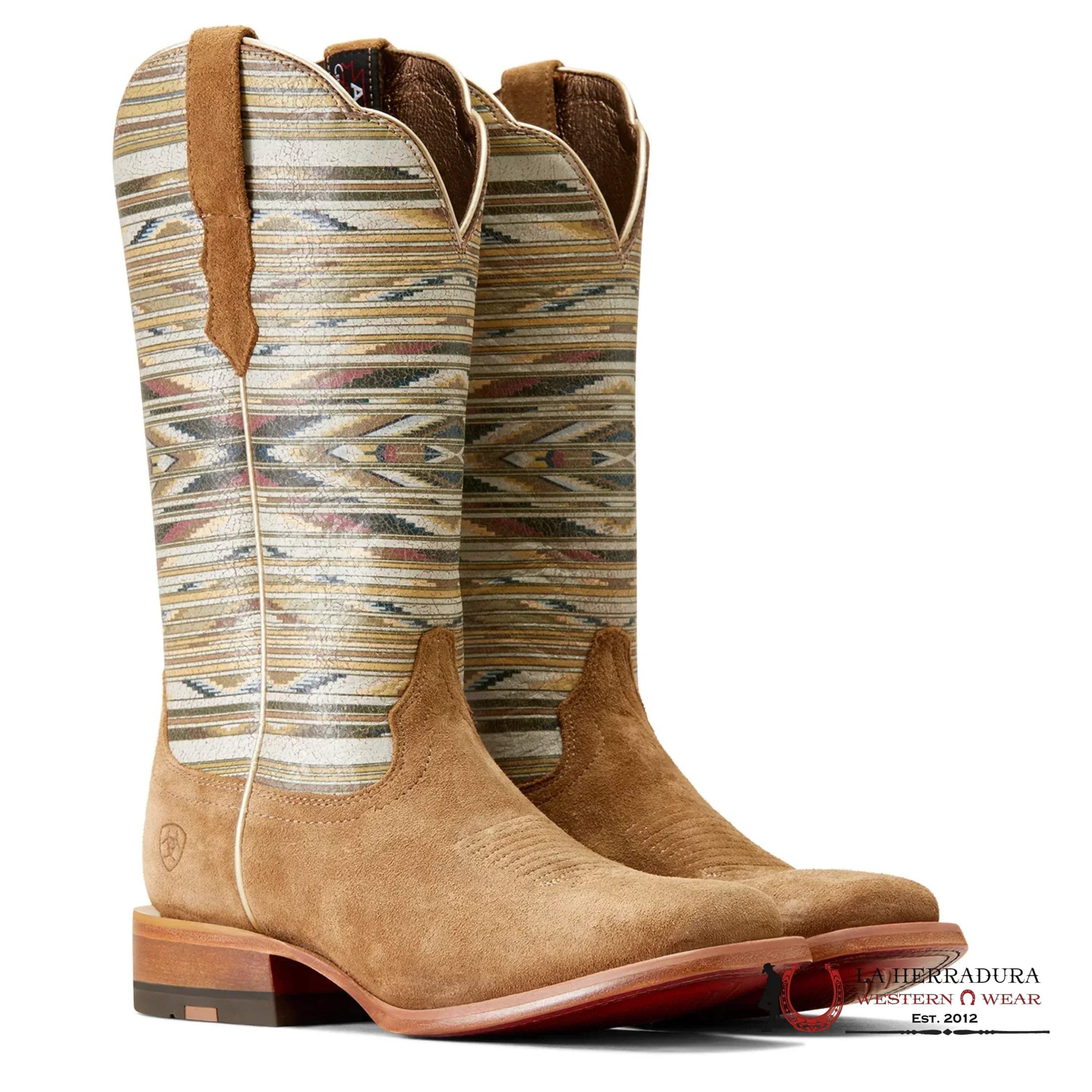 WOMENS ARIAT FRONTIER CHIMAYO DIJON ROUGHOUT/SANTA FE MUSTARD 10047051 BOTAS MUJERES